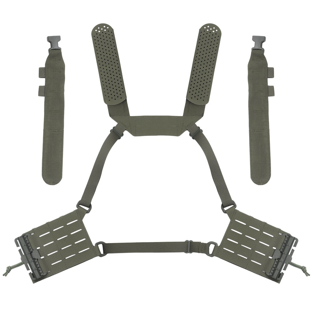 Wosport - Chest Rig Arc taktische Schultergurte - Ranger Green