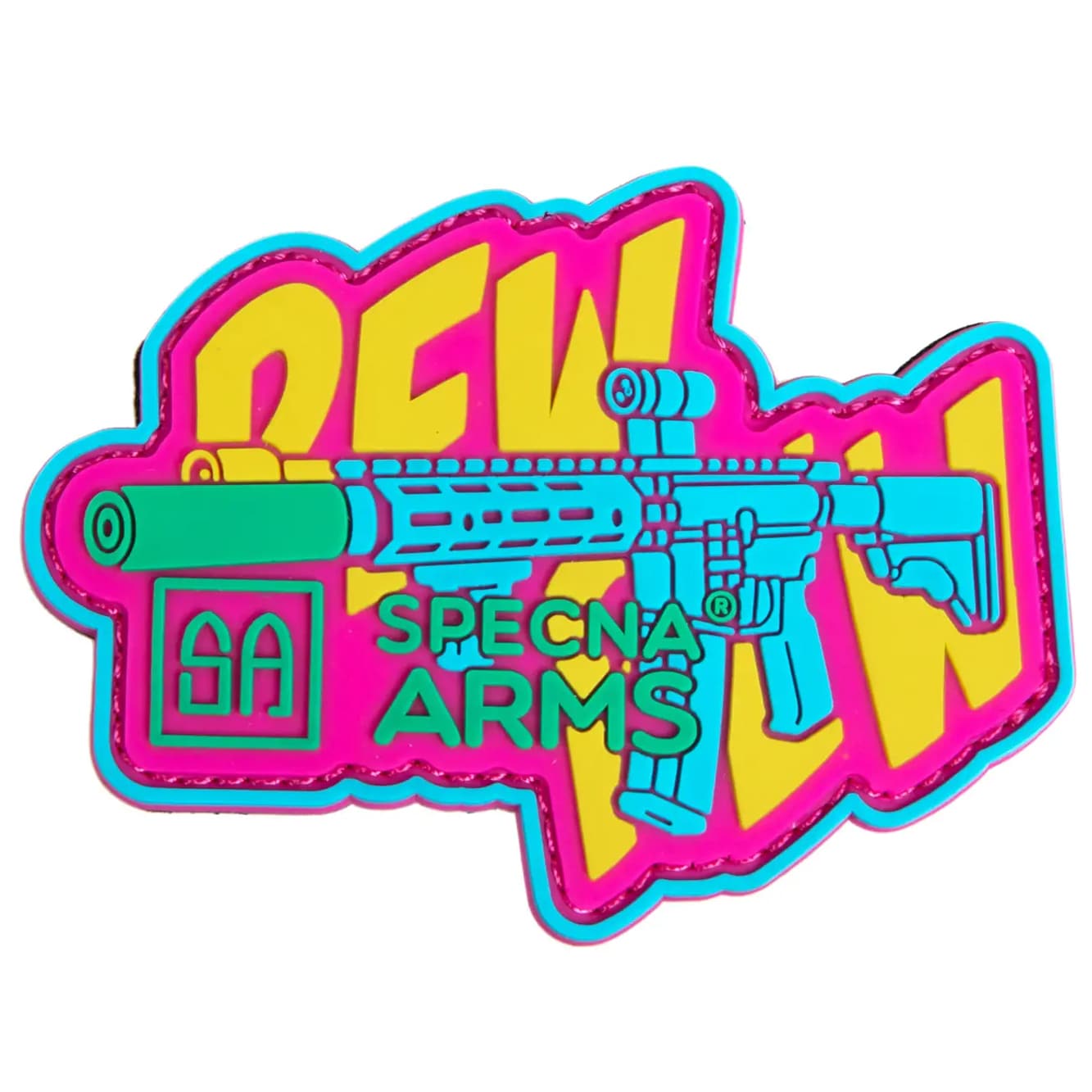 Specna Arms - Pew Pew Aufnäher - Rainbow