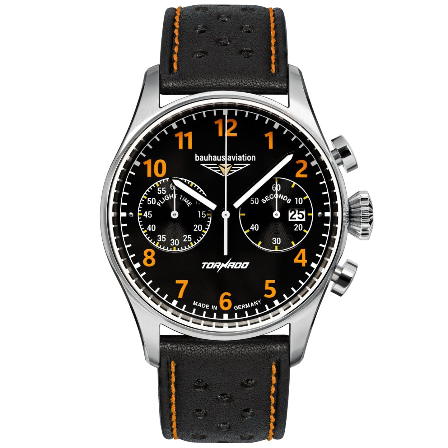 Bauhaus - Aviation Tornado Quarzuhr 27705 - Black/Orange