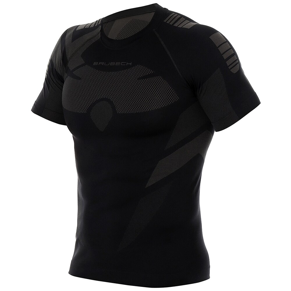 Brubeck Dry Thermo-T-Shirt - Schwarz/Graphit