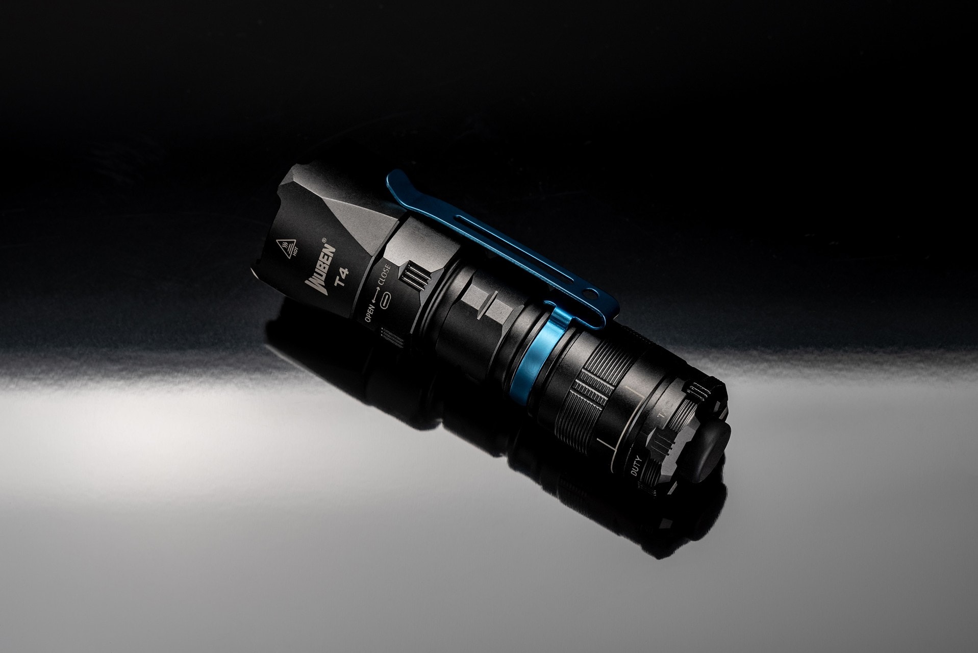 Wuben - T4 Black Taschenlampe - 850 Lumen