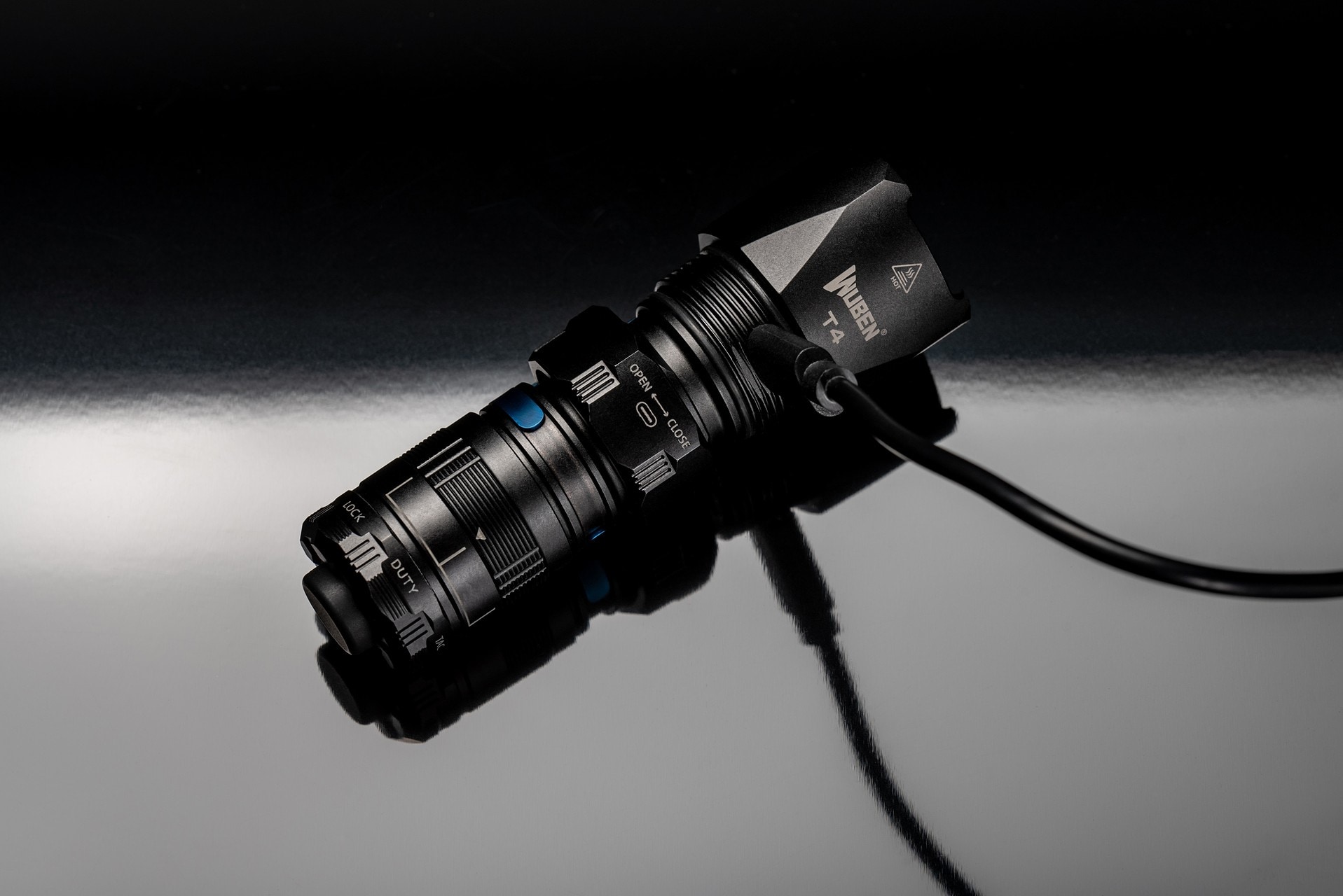 Wuben - T4 Black Taschenlampe - 850 Lumen