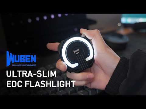 Wuben - E1 EDC Selfie Light Portable Ring Light Black Taschenlampe - 300 Lumen