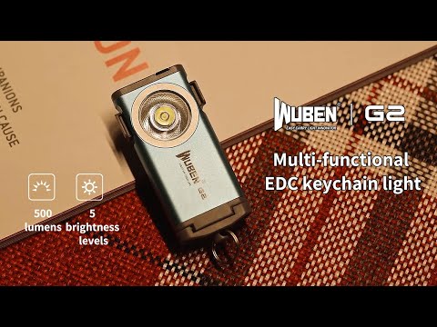 Wuben - G2 Black Taschenlampe als Schlüsselanhänger - 500 Lumen