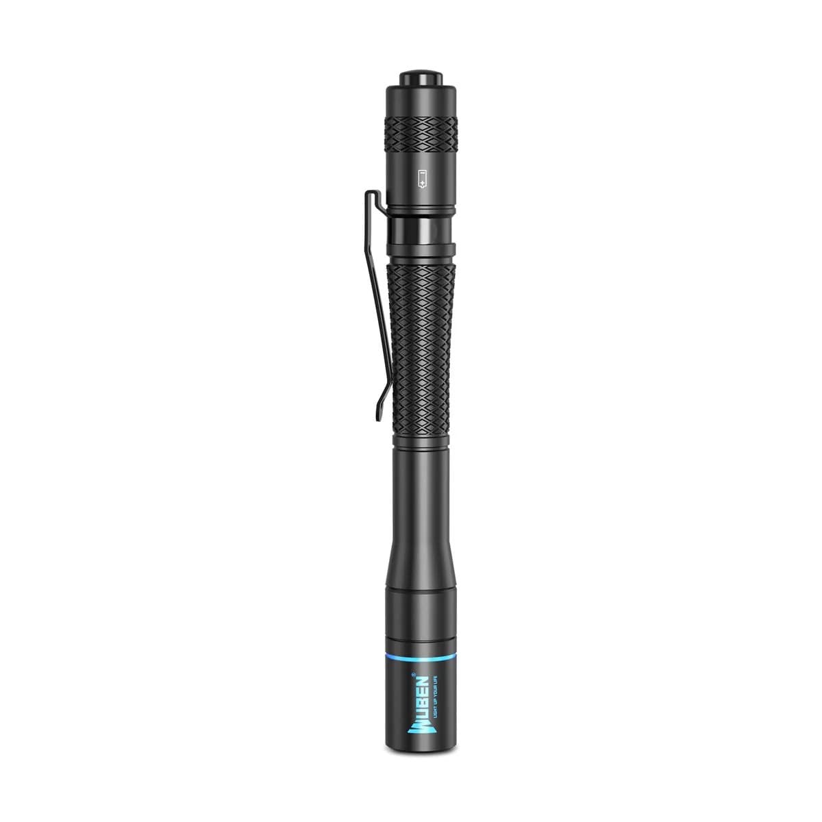 Wuben - E19 High CRI Black Taschenlampe - 200 Lumen