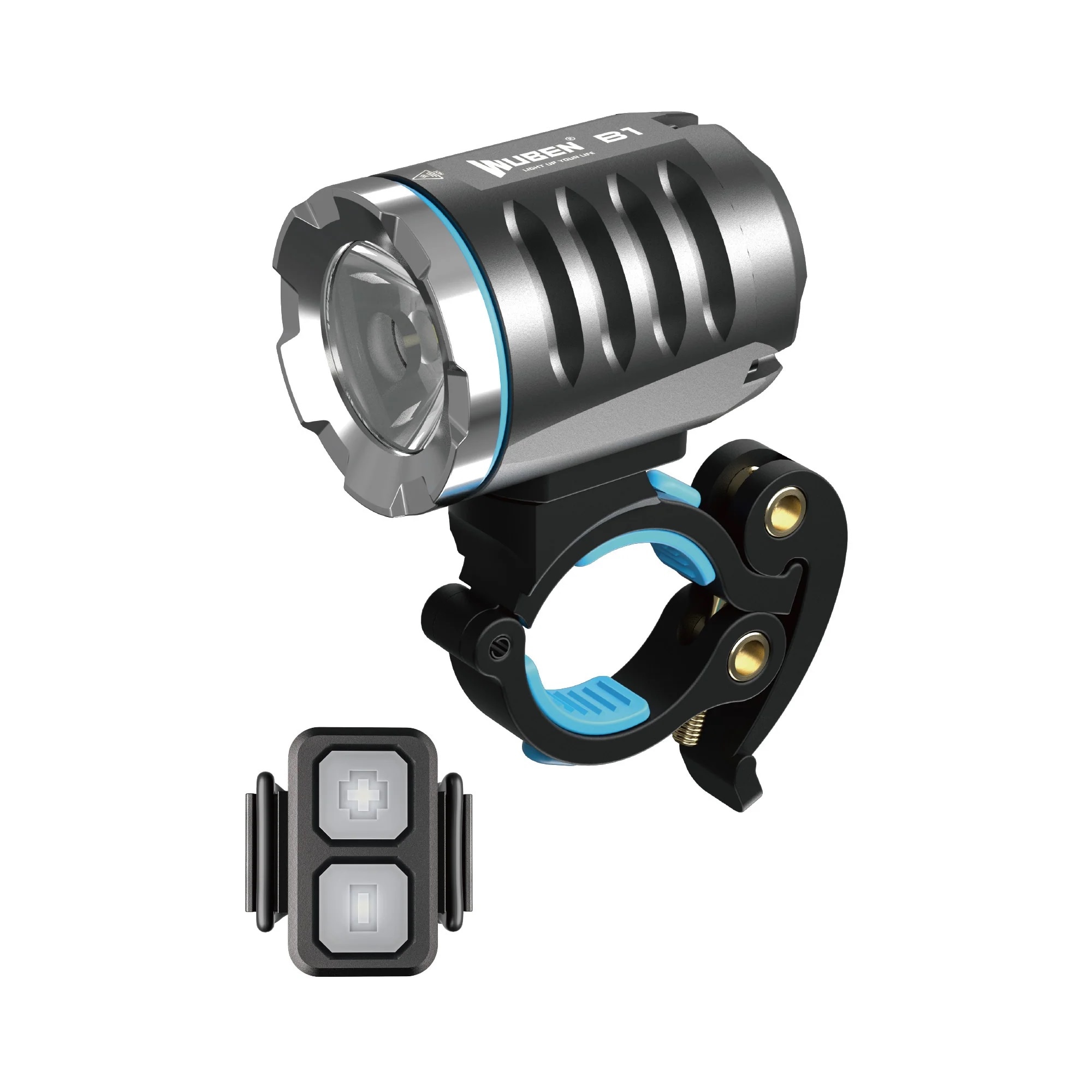 Wuben - B1 Black Fahrradlampe vorne - 3600 Lumen