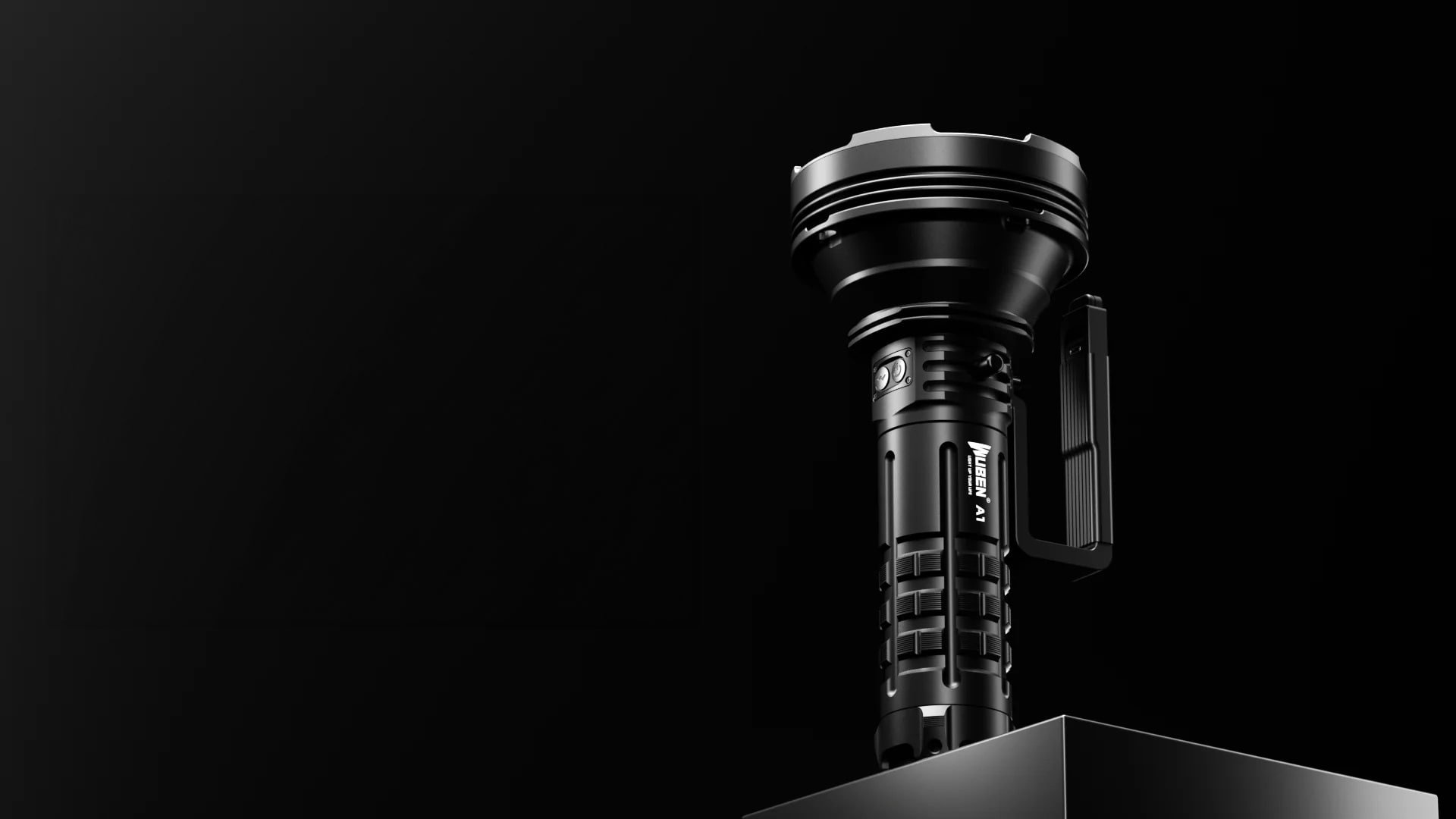 Wuben A1 Black Taschenlampe mit Powerbank-Funktion 20000 Lumen