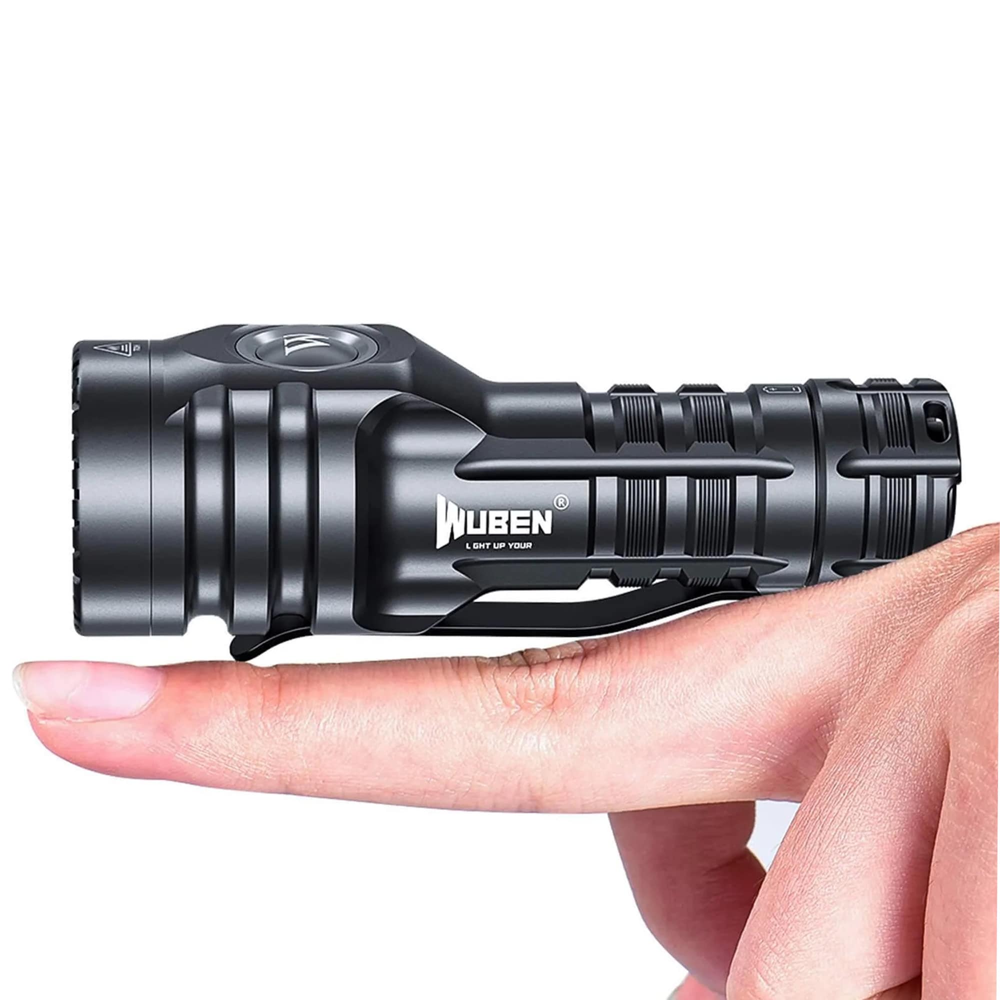 Wuben - E6 Black Taschenlampe - 900 Lumen