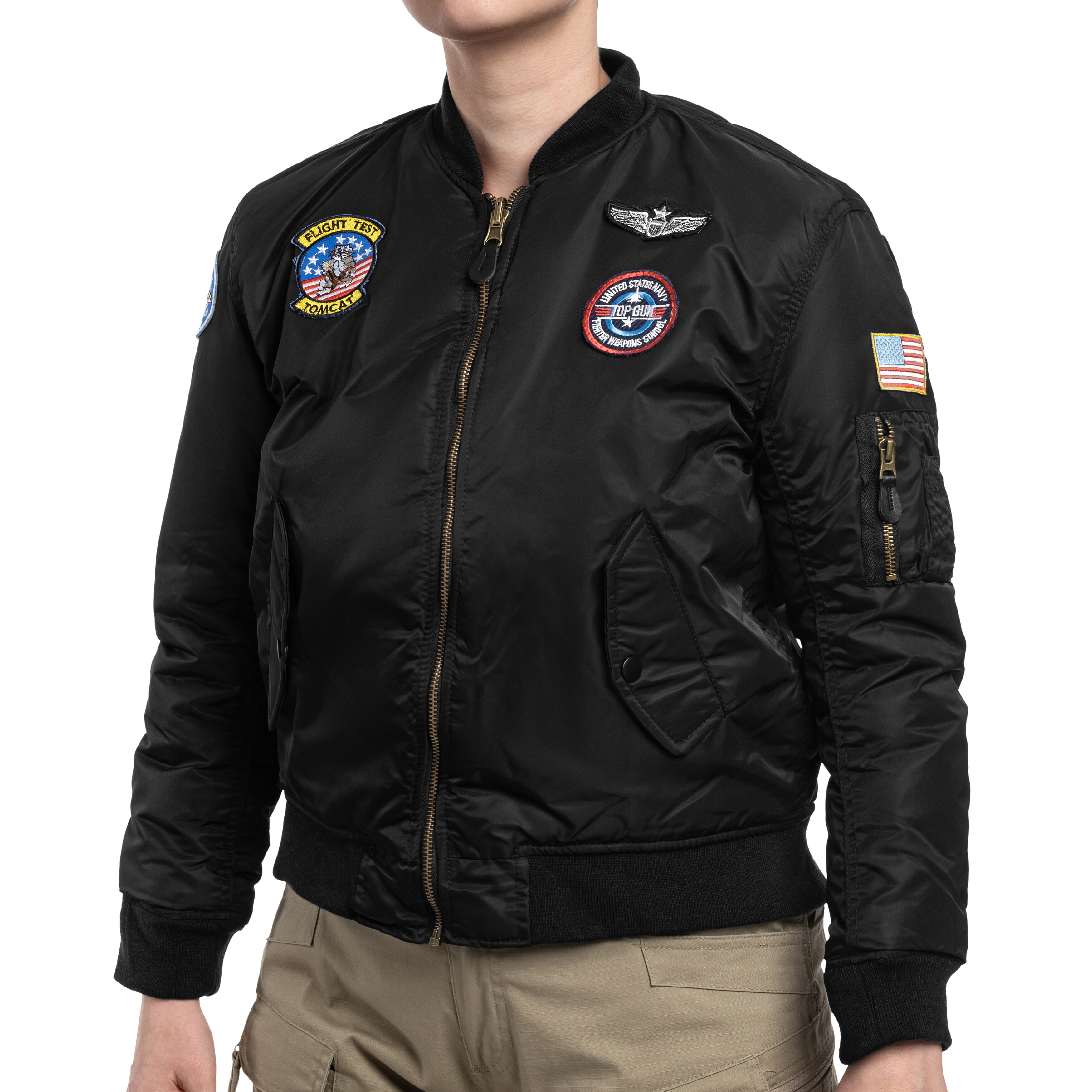 Mil-Tec - MA1 Flight Jacket Kinderjacke - Black