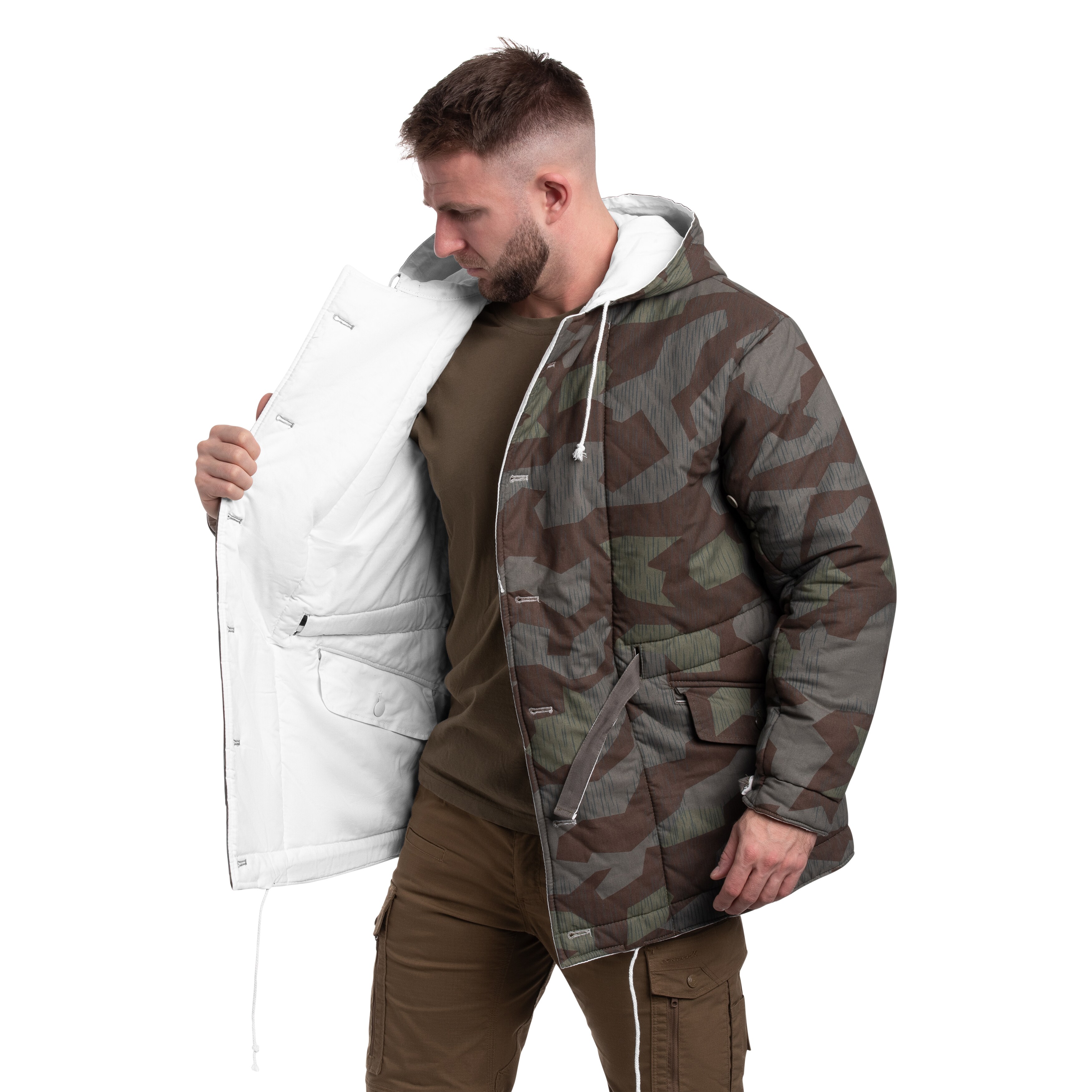 Mil-Tec - WWII Jacke - Splinter/White