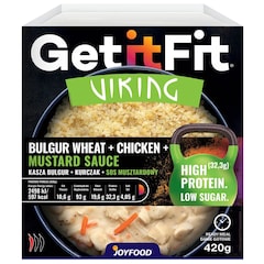 Joyfood - Viking Fertiggericht Bulgurgrütze mit Huhn und Gemüse in Senfsauce 420 g