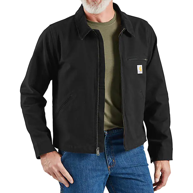 Carhartt Rugged Flex Duck Detroit Jacke - Black