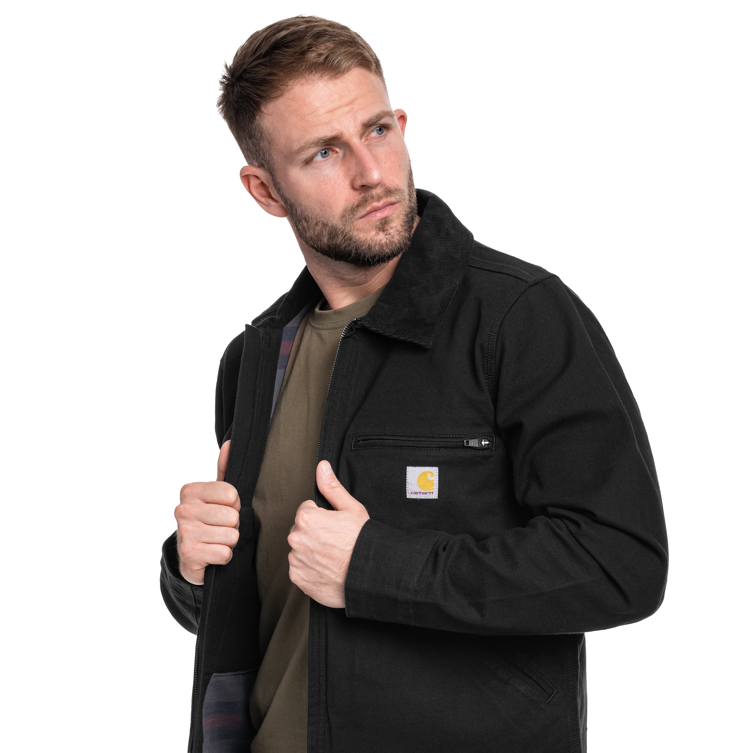 Carhartt Rugged Flex Duck Detroit Jacke - Black