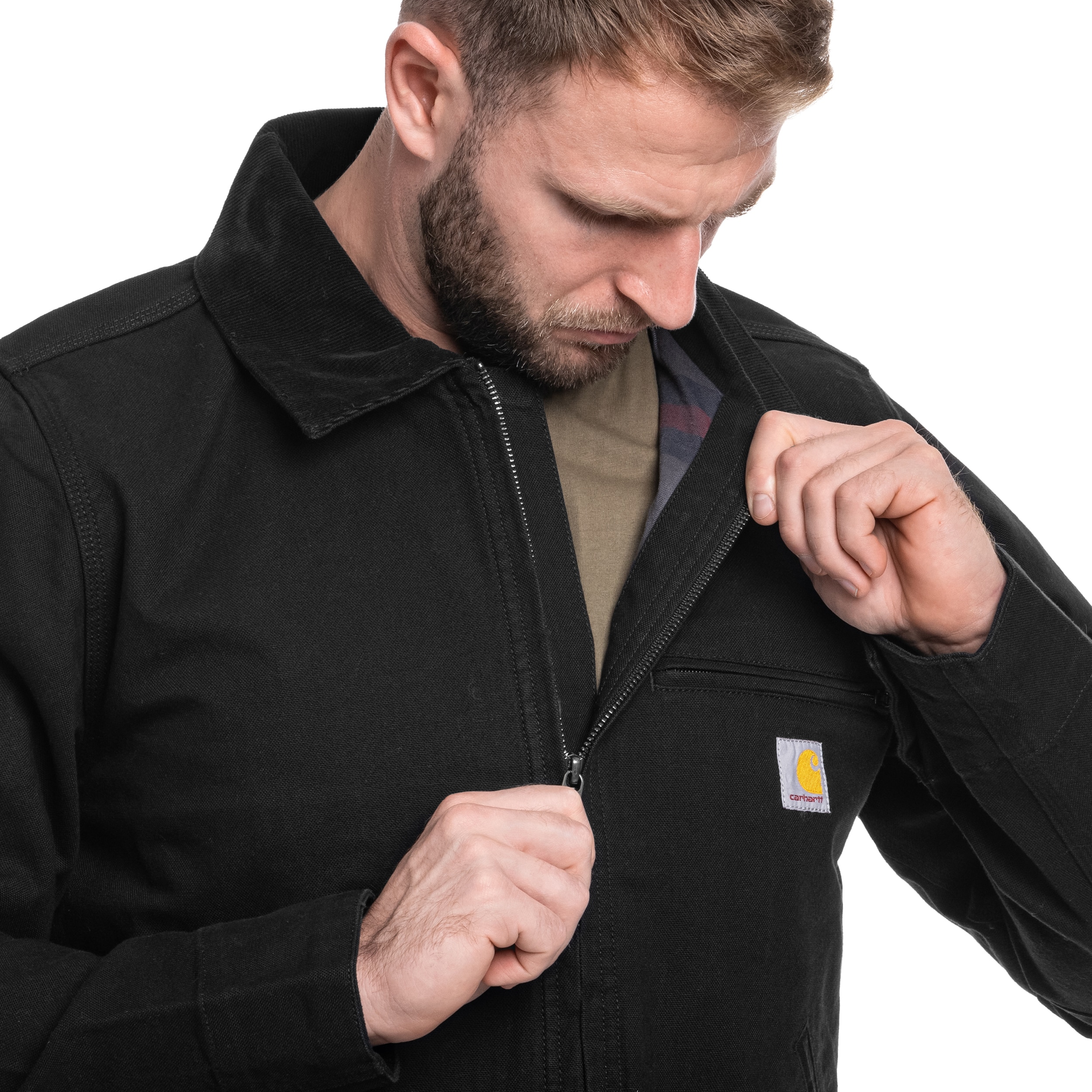 Carhartt Rugged Flex Duck Detroit Jacke - Black