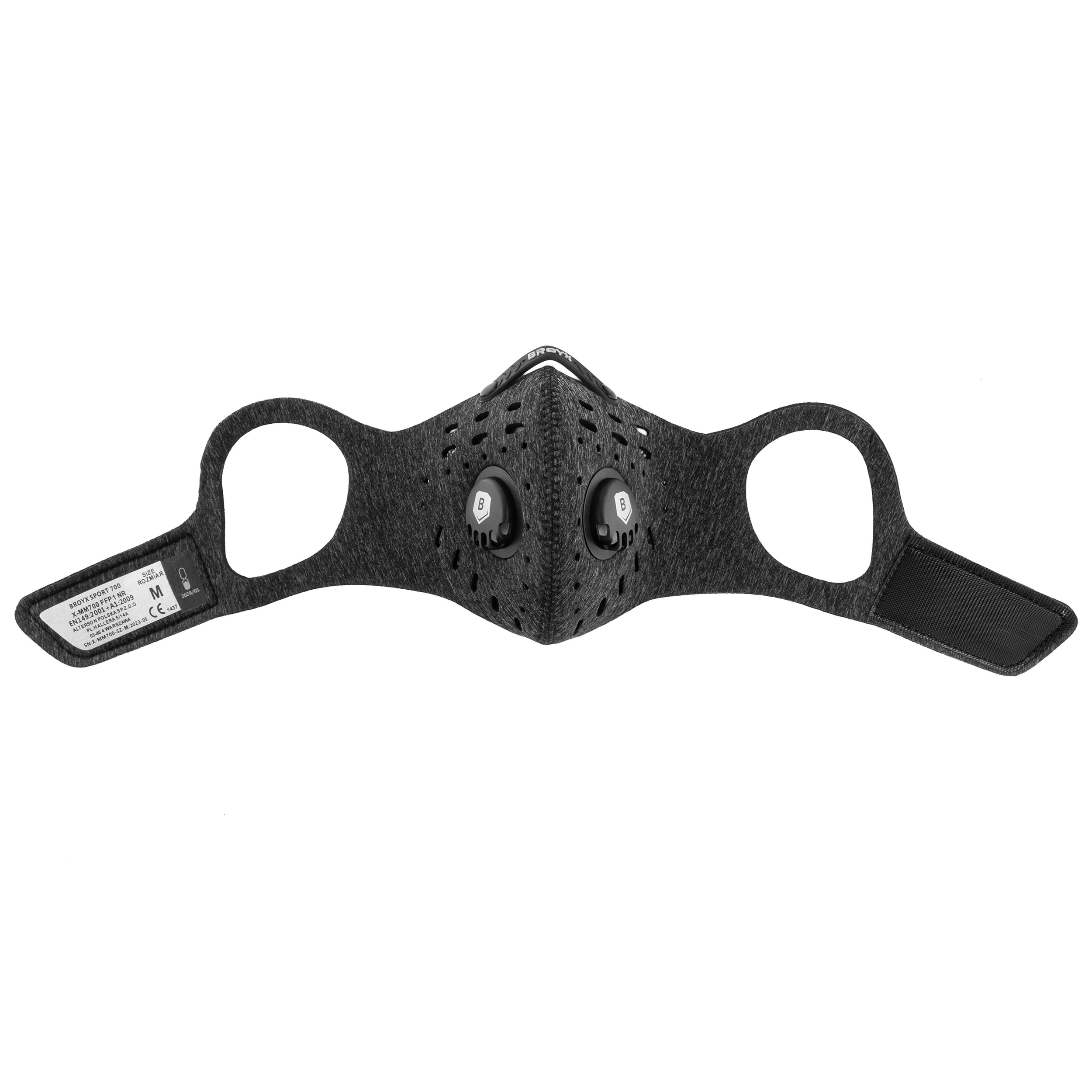 Broyx - Sport Delta - Anti-Smog-Maske - Grey