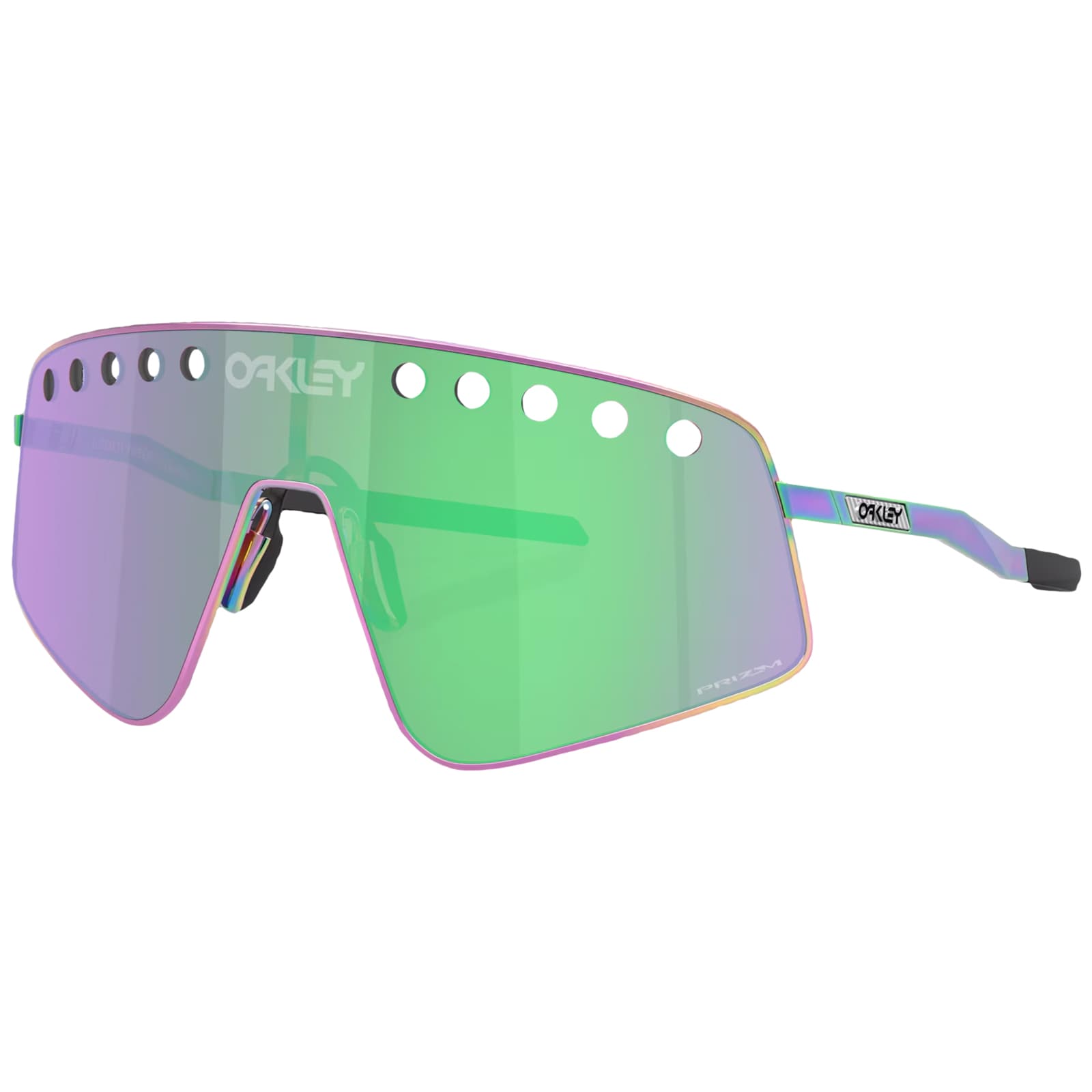 Oakley - Sutro TI Sweep Sonnenbrille - Polished Oil Slick/Prizm Road Jade