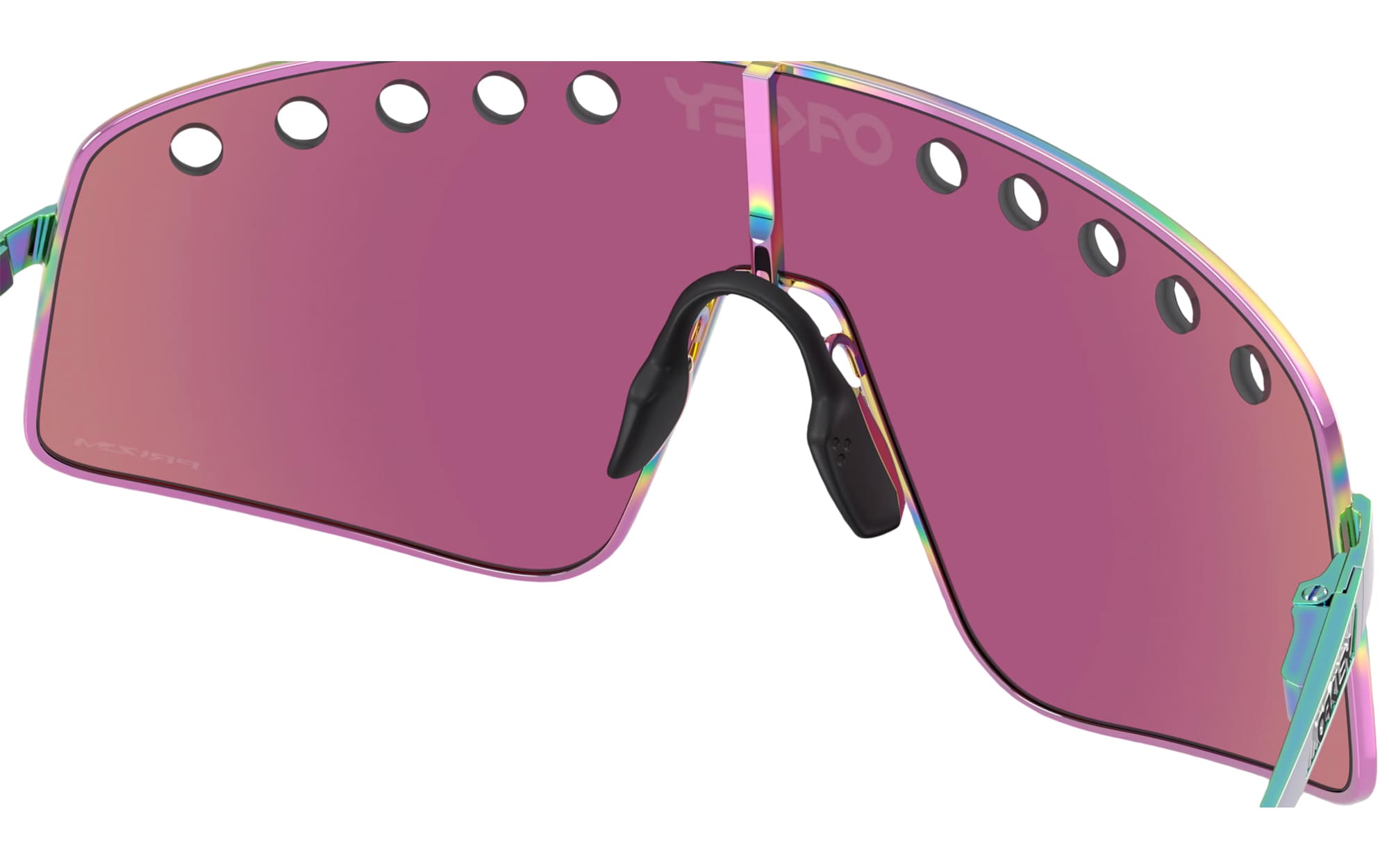 Oakley - Sutro TI Sweep Sonnenbrille - Polished Oil Slick/Prizm Road Jade