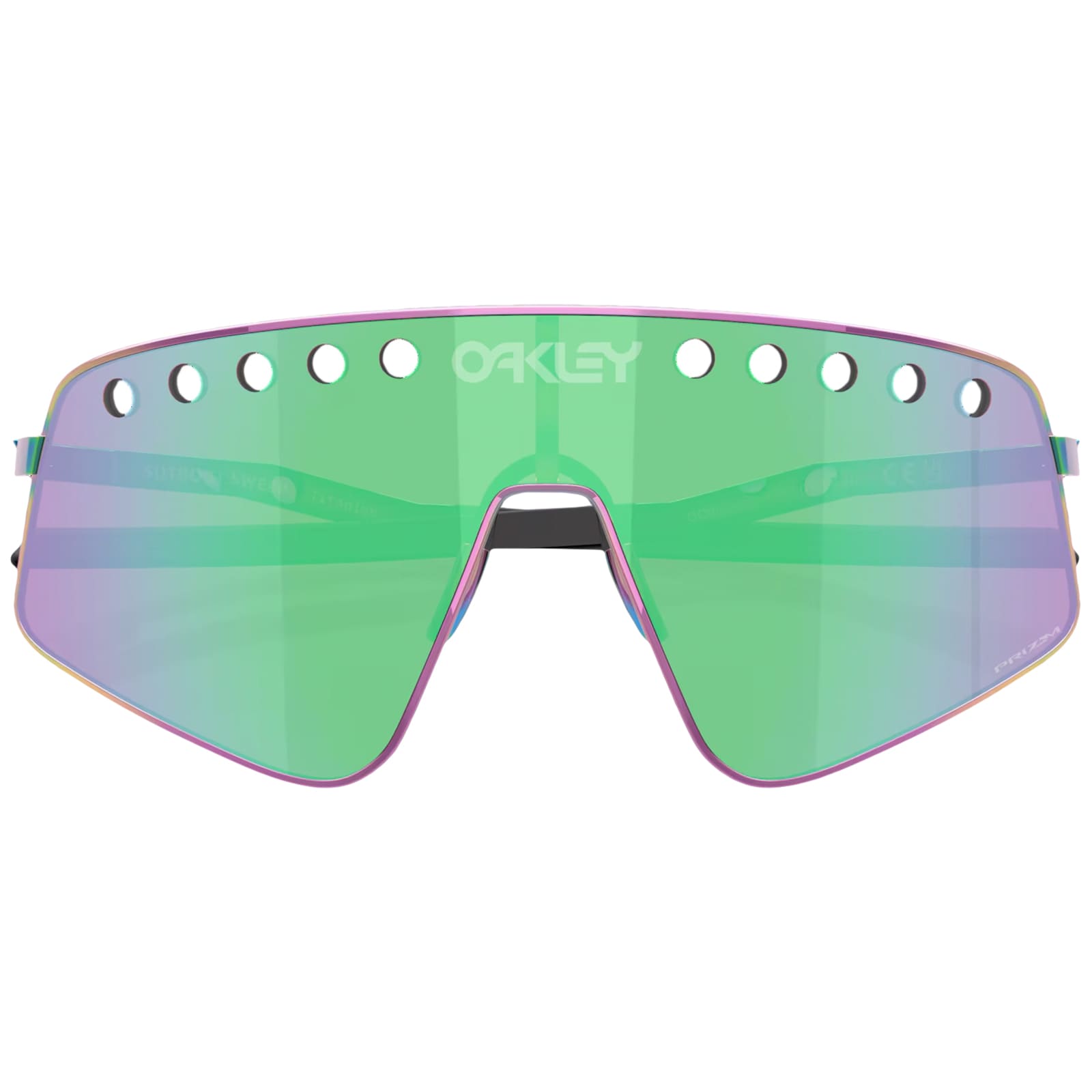 Oakley - Sutro TI Sweep Sonnenbrille - Polished Oil Slick/Prizm Road Jade