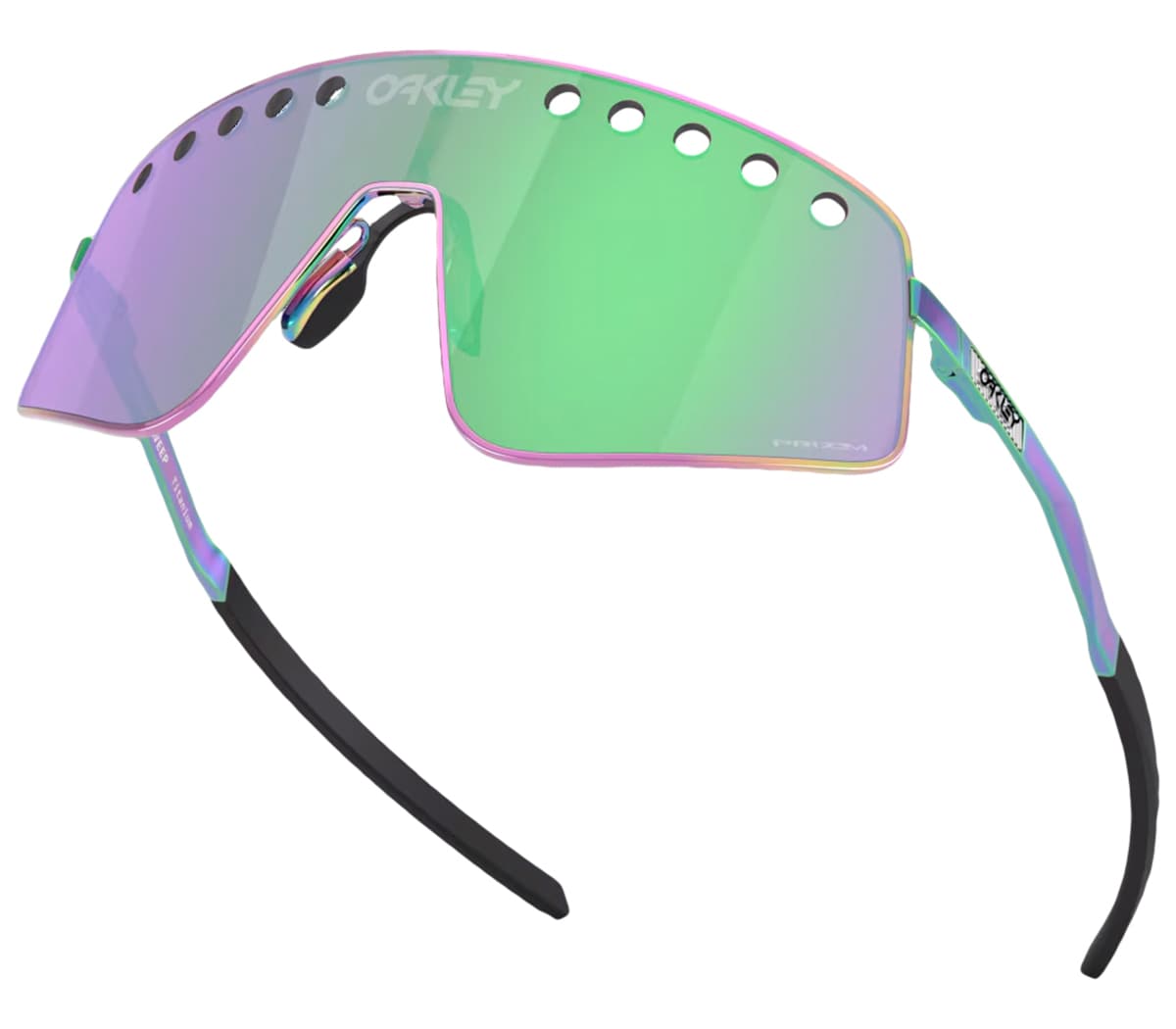 Oakley - Sutro TI Sweep Sonnenbrille - Polished Oil Slick/Prizm Road Jade