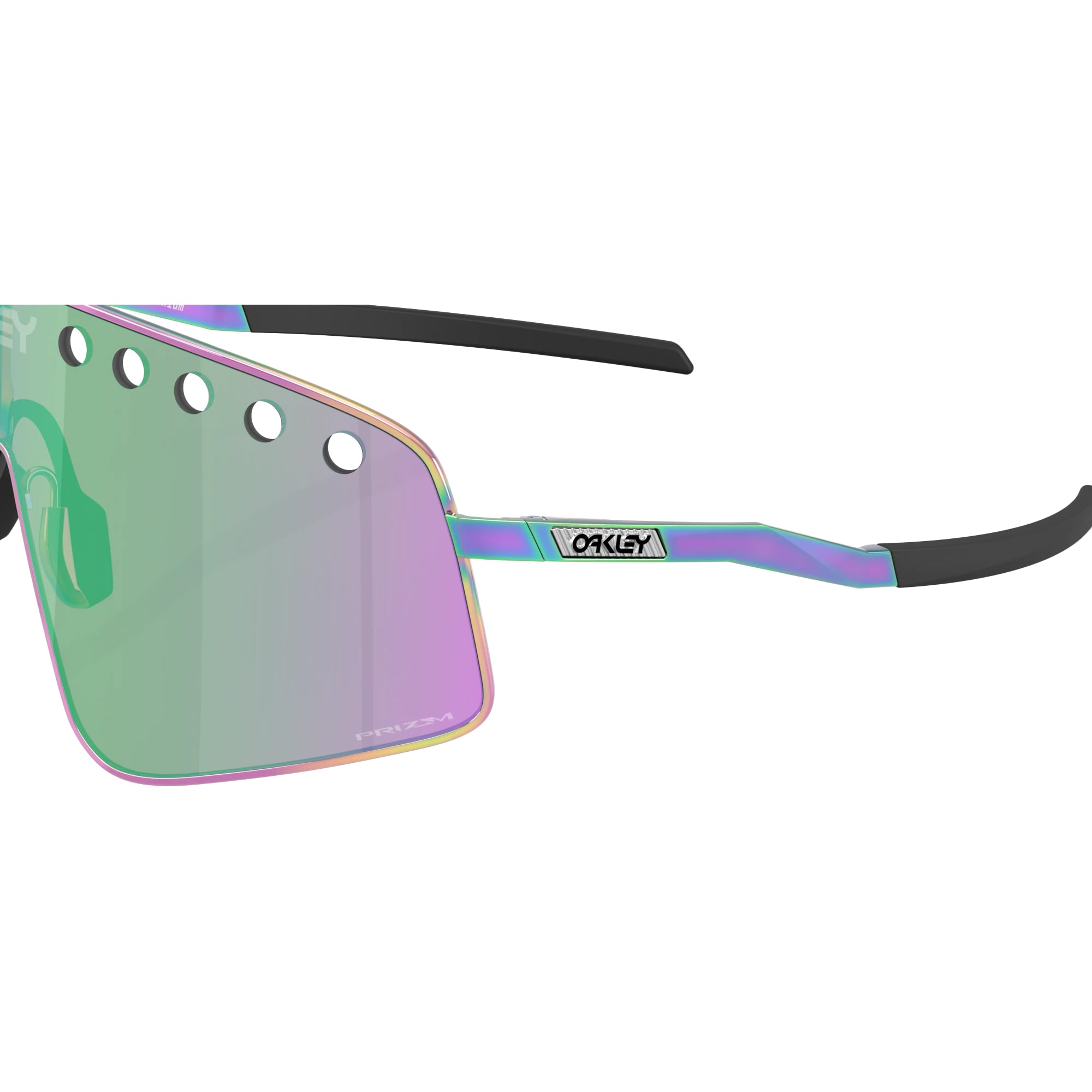 Oakley - Sutro TI Sweep Sonnenbrille - Polished Oil Slick/Prizm Road Jade