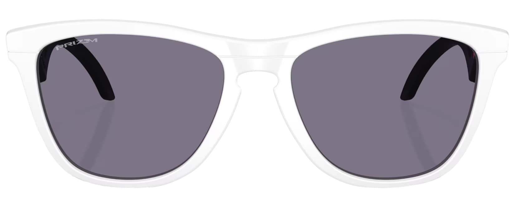 Oakley - Frogskins Hybrid Sonnenbrille - Matte White/Prizm Grey