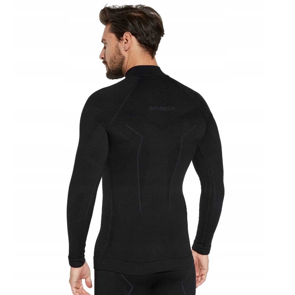 Brubeck - Extreme Merino Long Sleeve Thermoaktives T-Shirt - Schwarz