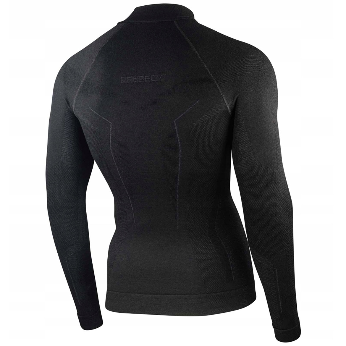 Brubeck - Extreme Merino Long Sleeve Thermoaktives T-Shirt - Schwarz