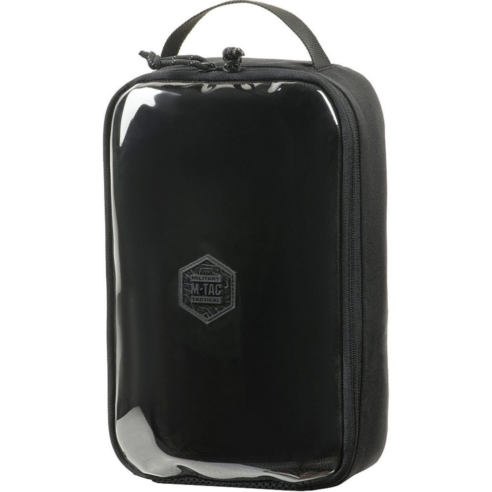 M-Tac - Elite Gen.II - Transparente Zusatztasche - Large ( 30 x 19 cm) - Black