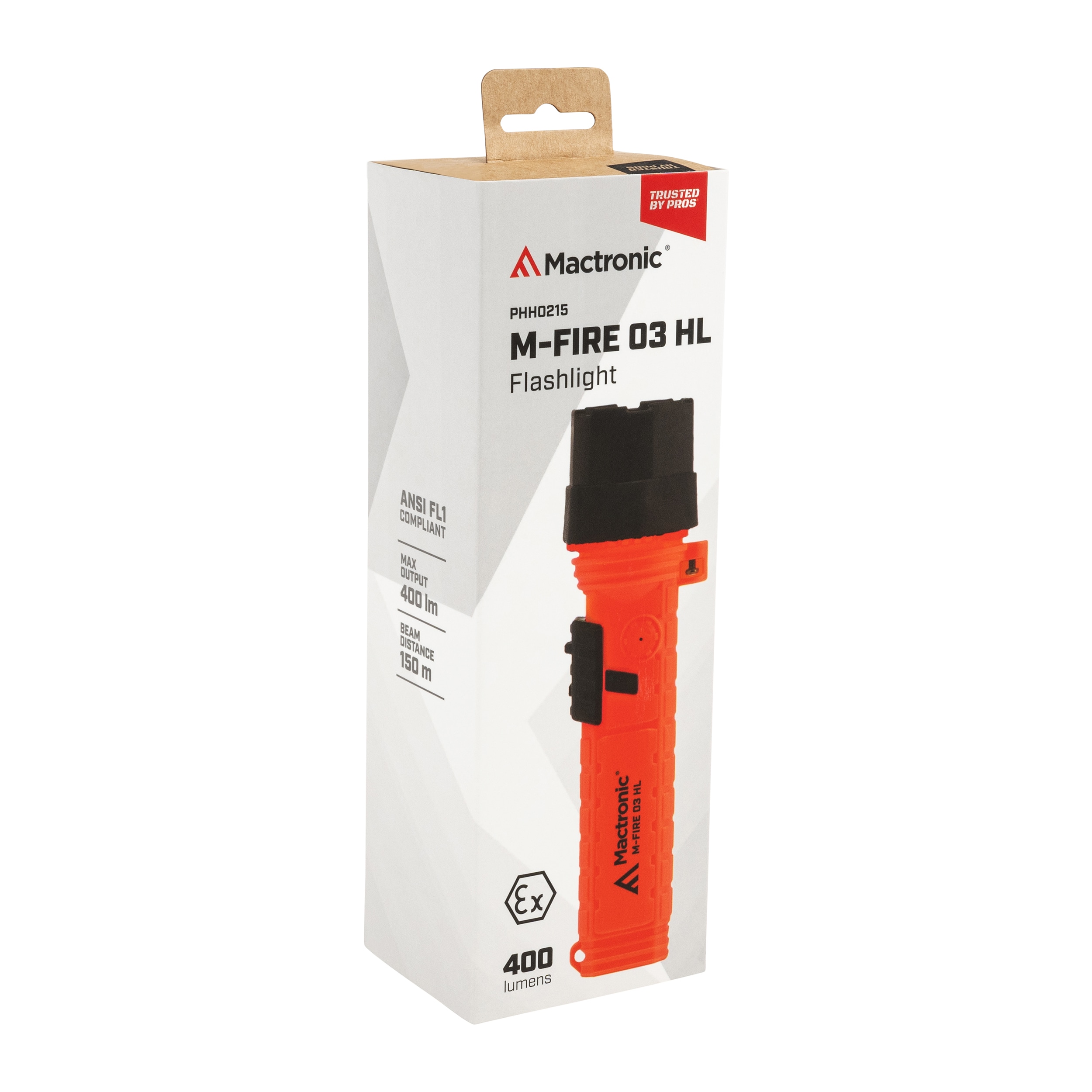 Mactronic M-Fire 03 HL ATEX Taschenlampe - 400 Lumen