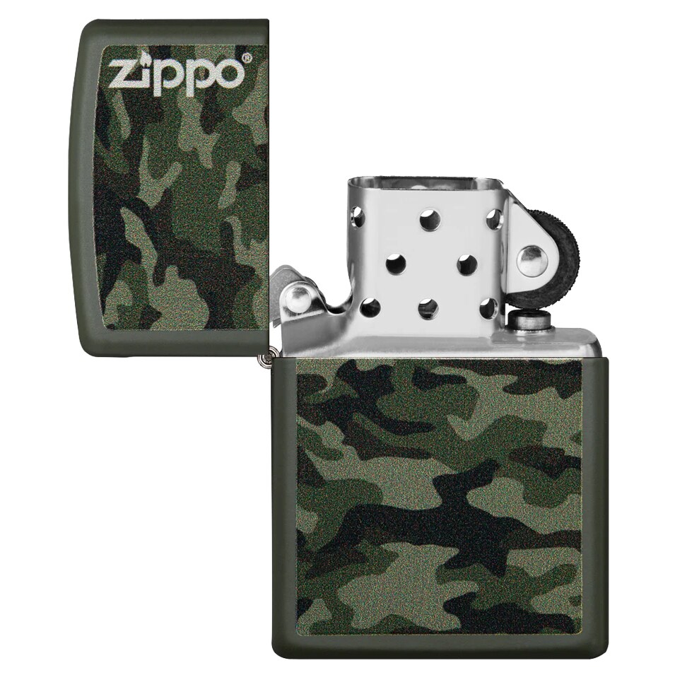 Zippo - Camo and Zippo Design - Benzinfeuerzeug