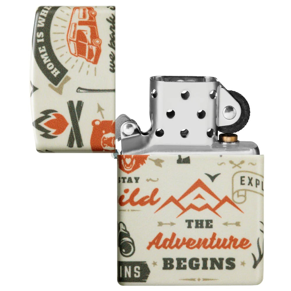 Zippo - Outdoor Adventure Design - Benzinfeuerzeug
