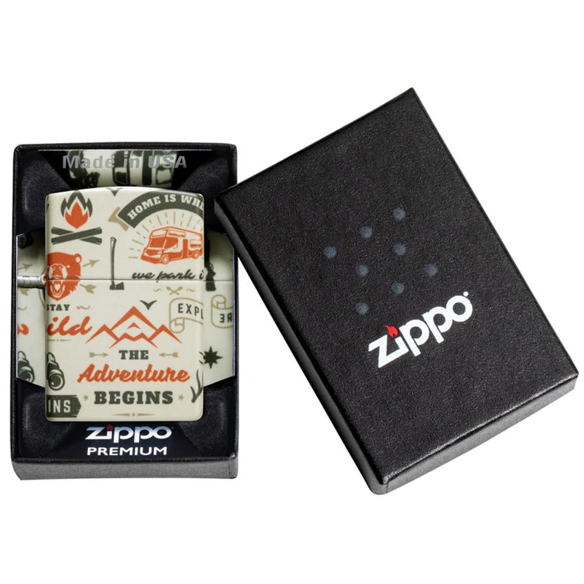 Zippo - Outdoor Adventure Design - Benzinfeuerzeug
