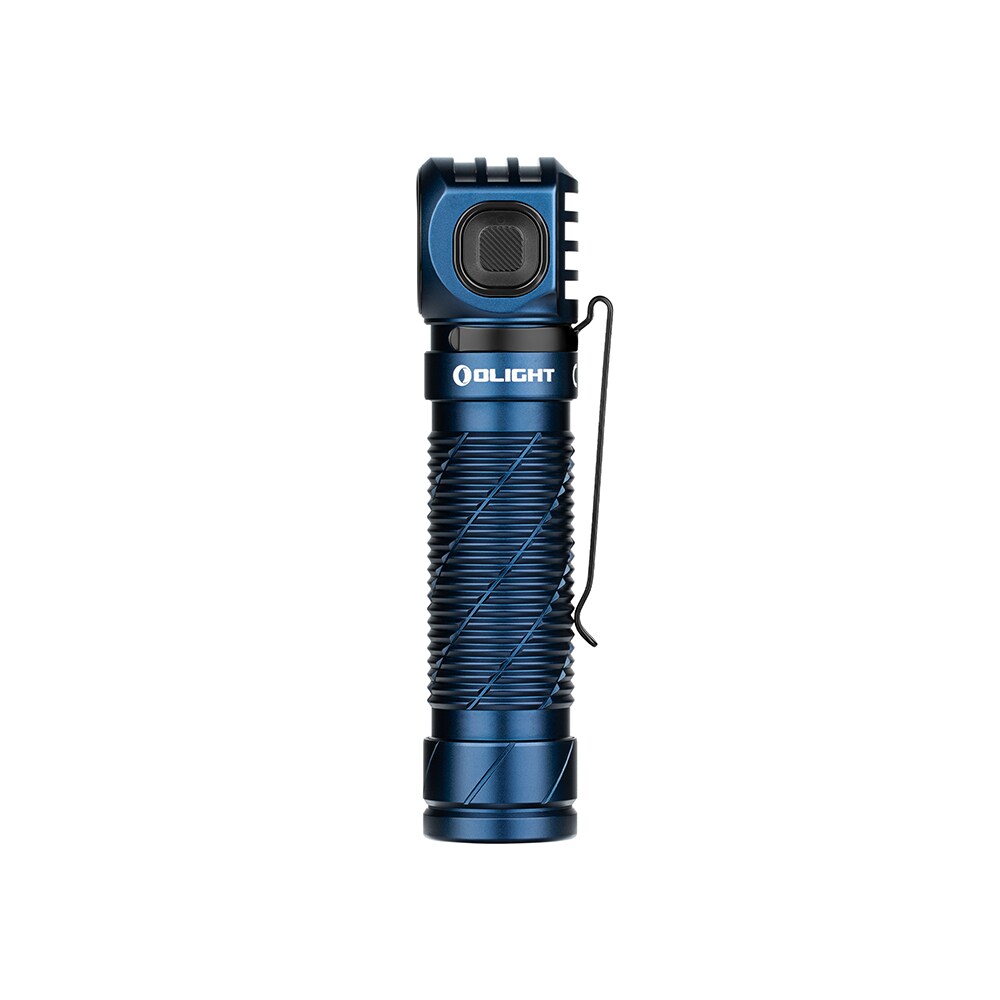 Olight - Perun 3 Midnight Blue Kopf- und Winkeltaschenlampe mit Stirnband - 3000 Lumen