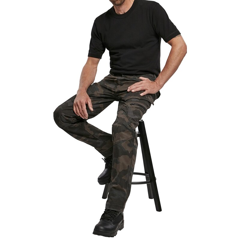 Brandit - Adven Slim Fit Hose - Dark Camo