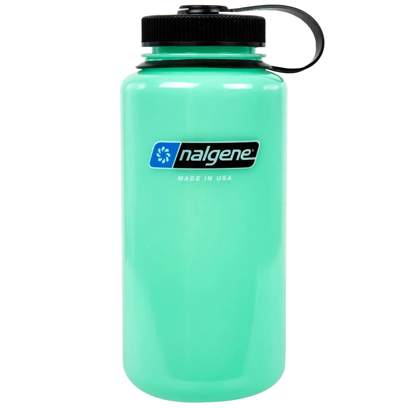 Nalgene - Wide Mouth Sustain Trinkflasche 1 l - Glow Green