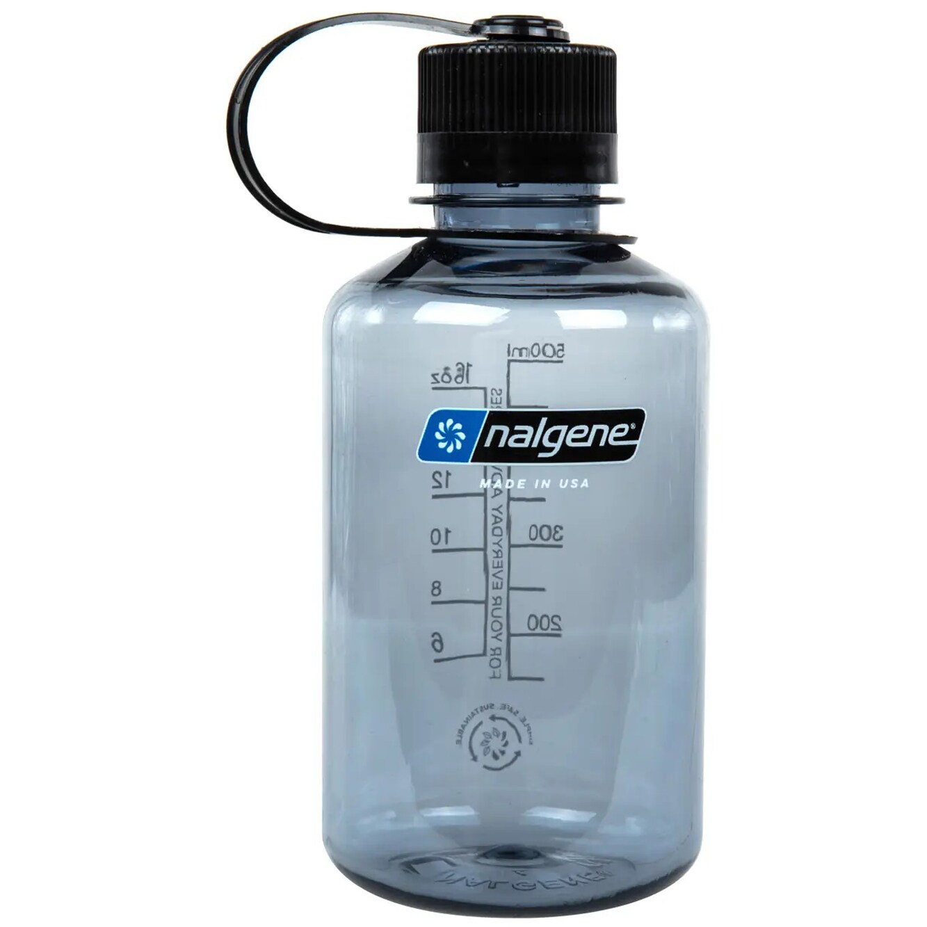 Nalgene - Narrow Mouth Sustain Trinkflasche 500 ml - Grey