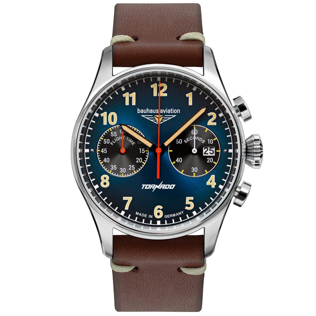 Bauhaus - Aviation Tornado Quartz 27723 Armbanduhr - Brown