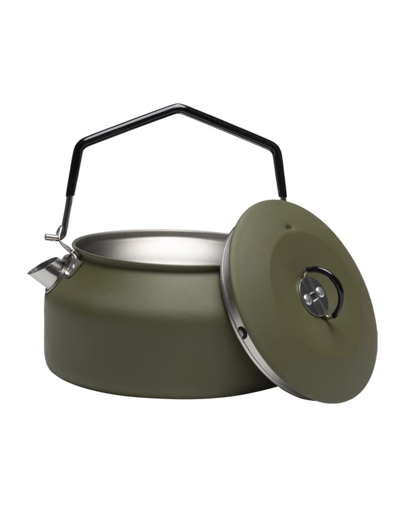 Mil-Tec - Stainless Steel Tea Kettle - Camping-Wasserkocher 1 l - Olive