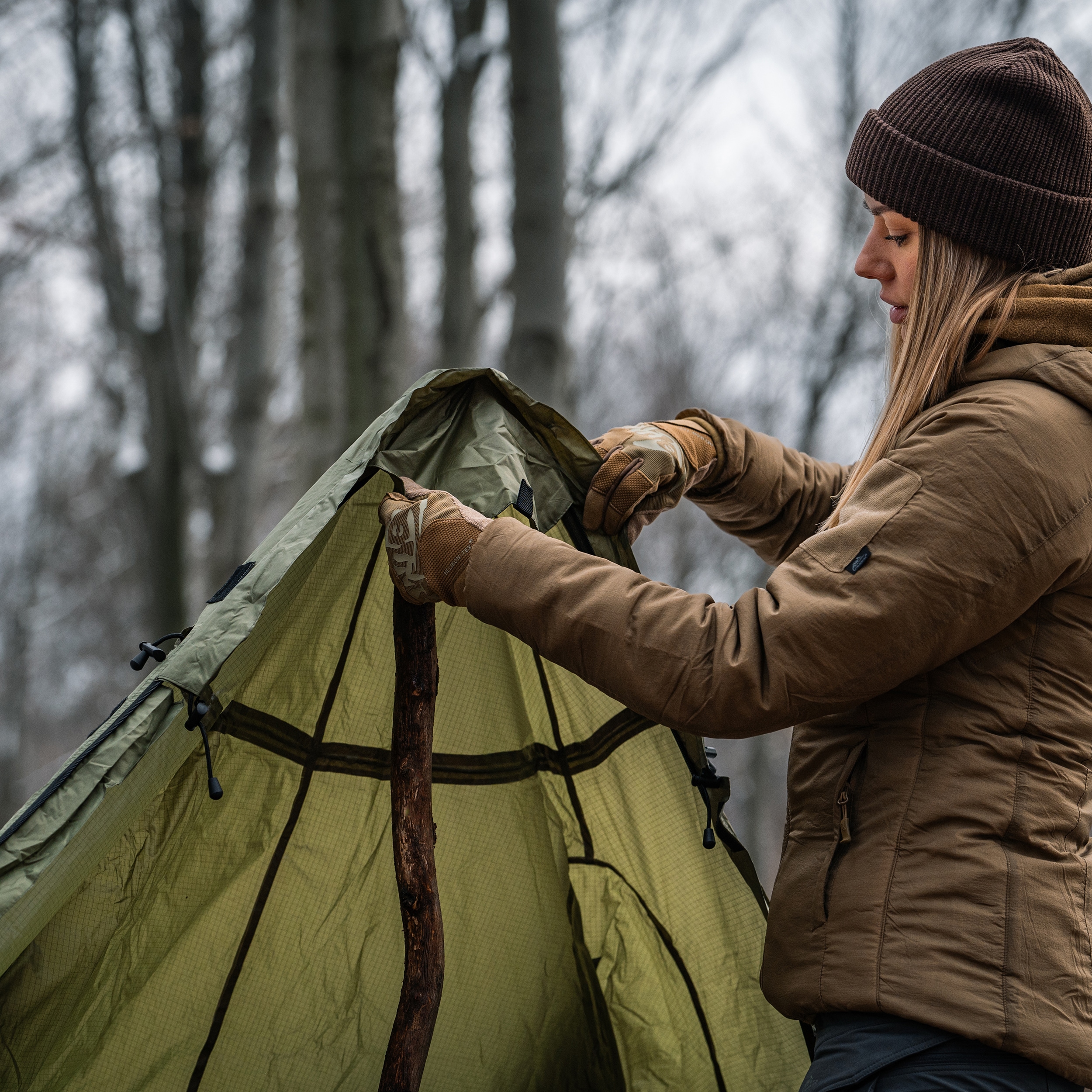 Badger Outdoor - Timber Regenponcho - Olive