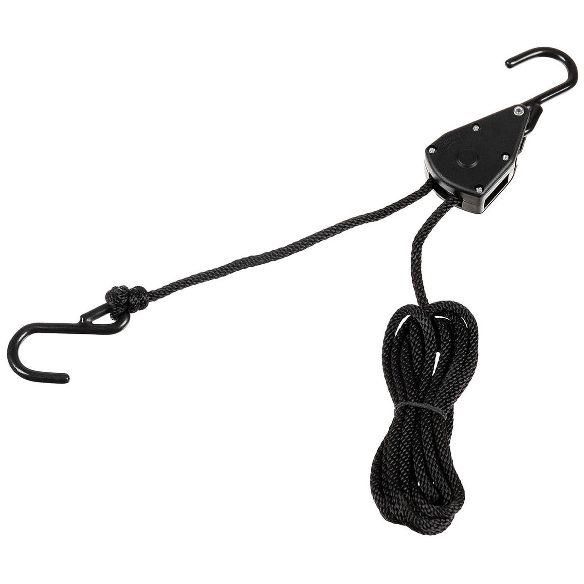 MFH - Ratchet Tie Down Spannseil 4 mm x 2 m - Black