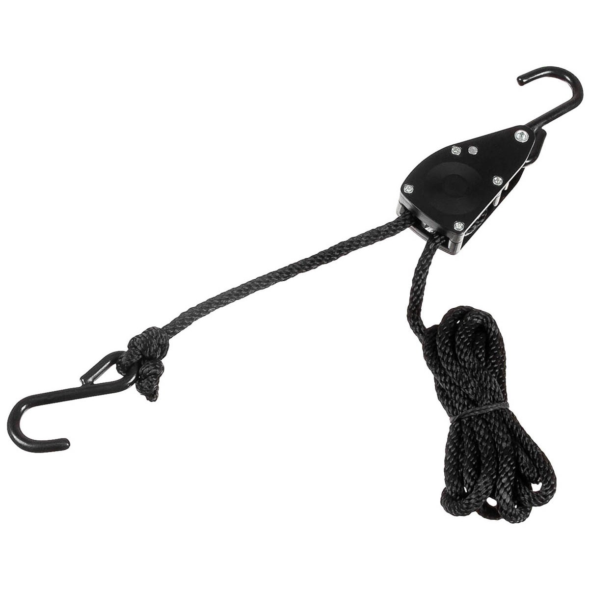 MFH - Ratchet Tie Down Spannseil 6 mm x 2 m - Black