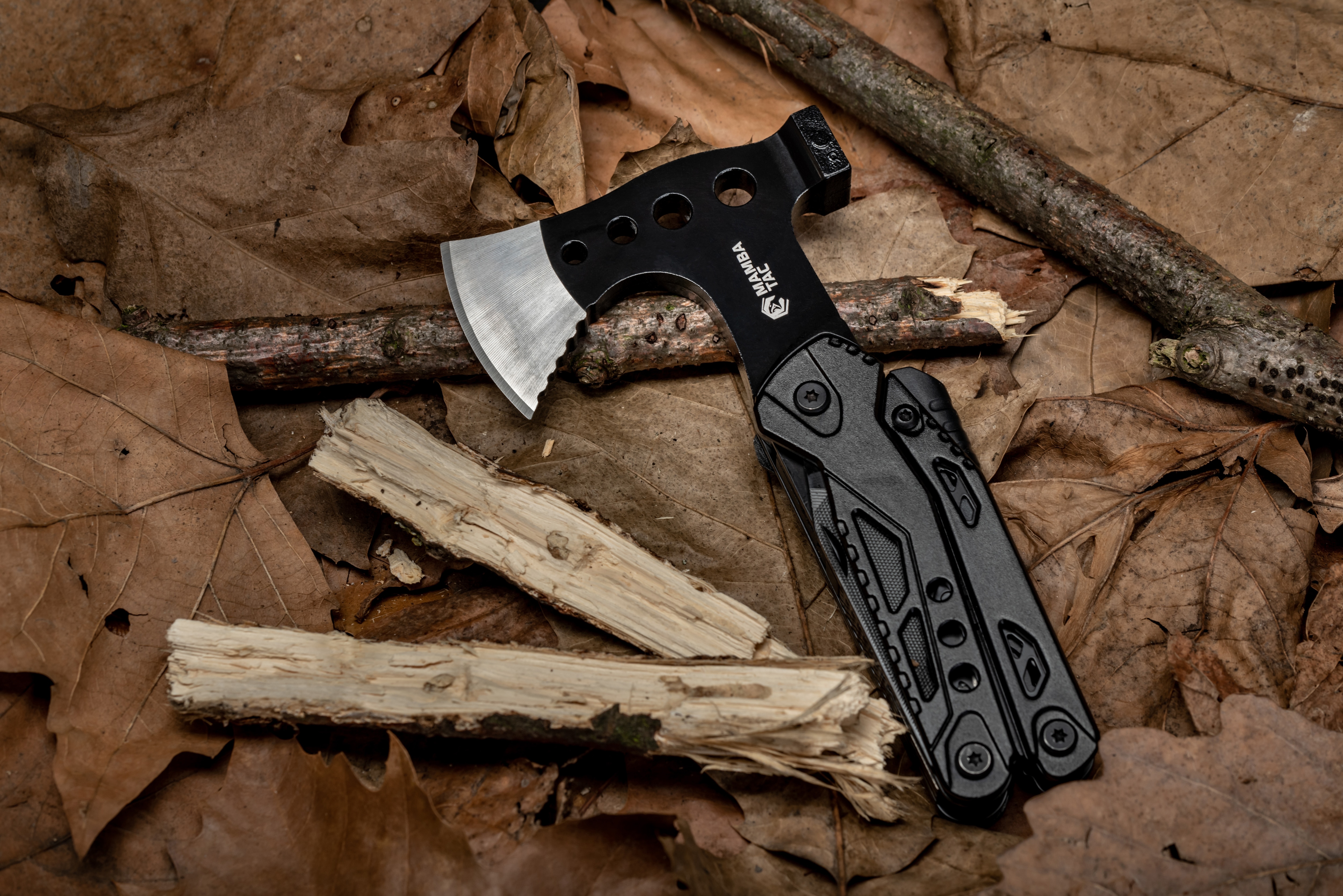 Mamba - Tac Axe Pincher Multitool 17 in 1 - Black