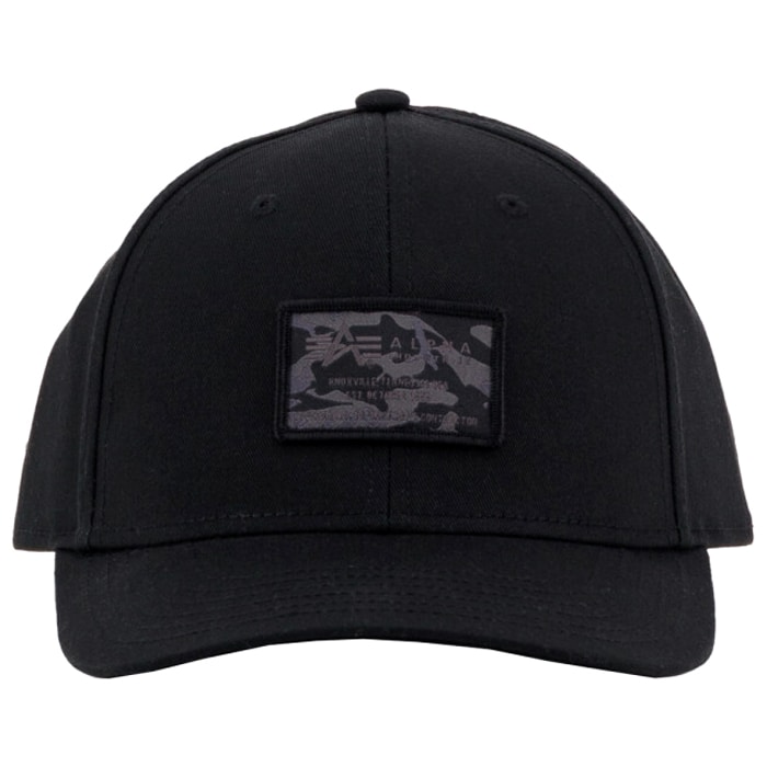 Alpha Industries - Crew Camo Cap - Baseballcap - Black