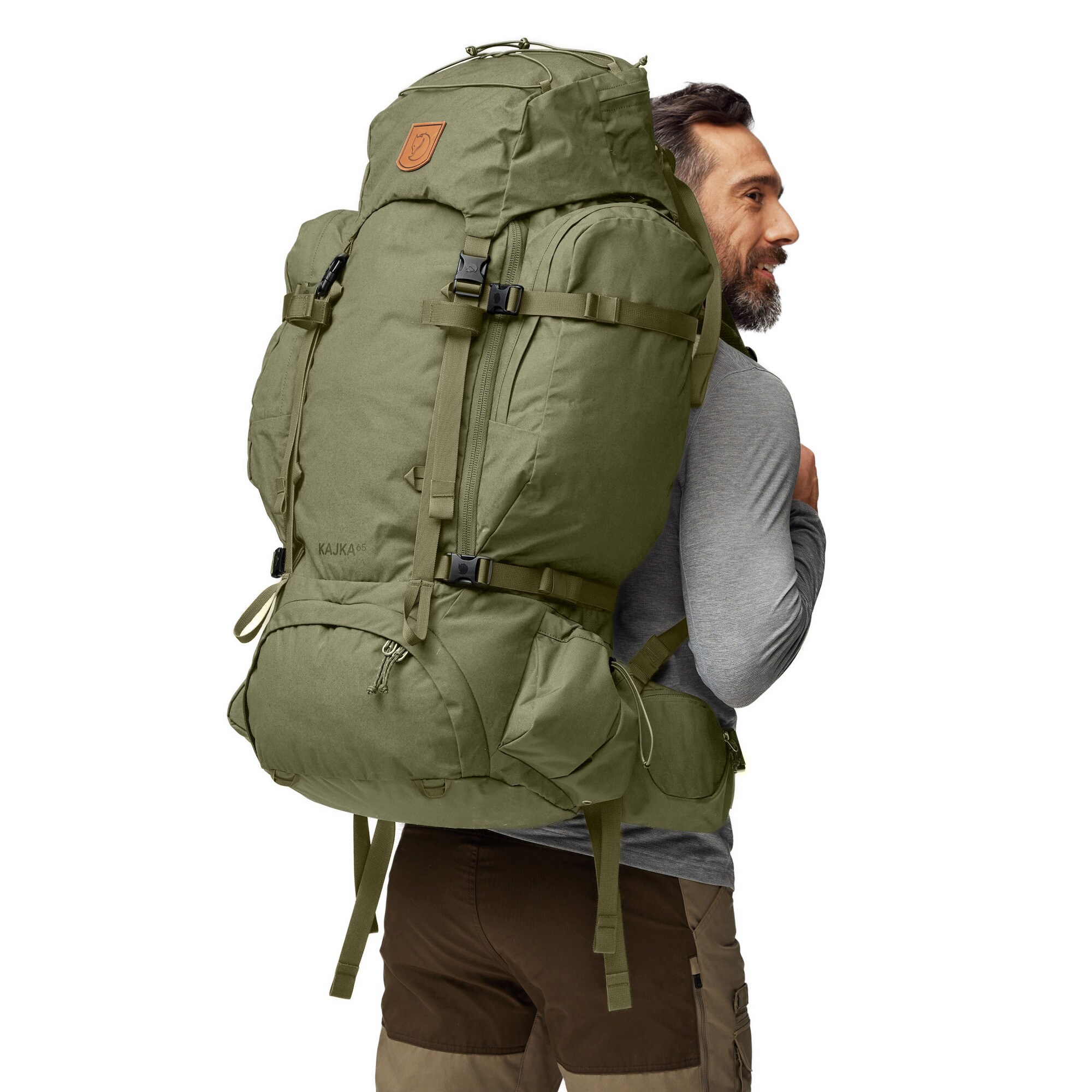 Fjallraven - Kajka M/L Rucksack 65 l - Green