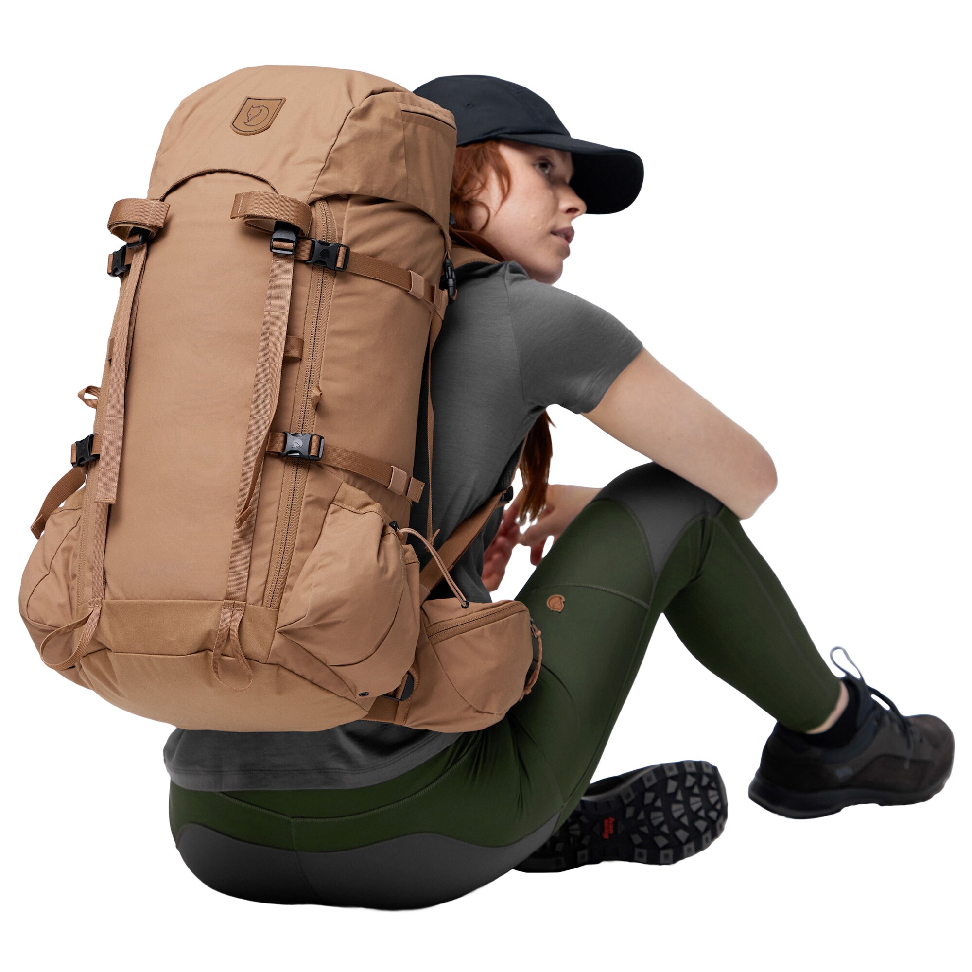 Fjallraven - Kajka M/L Rucksack 35 l - Khaki Dust