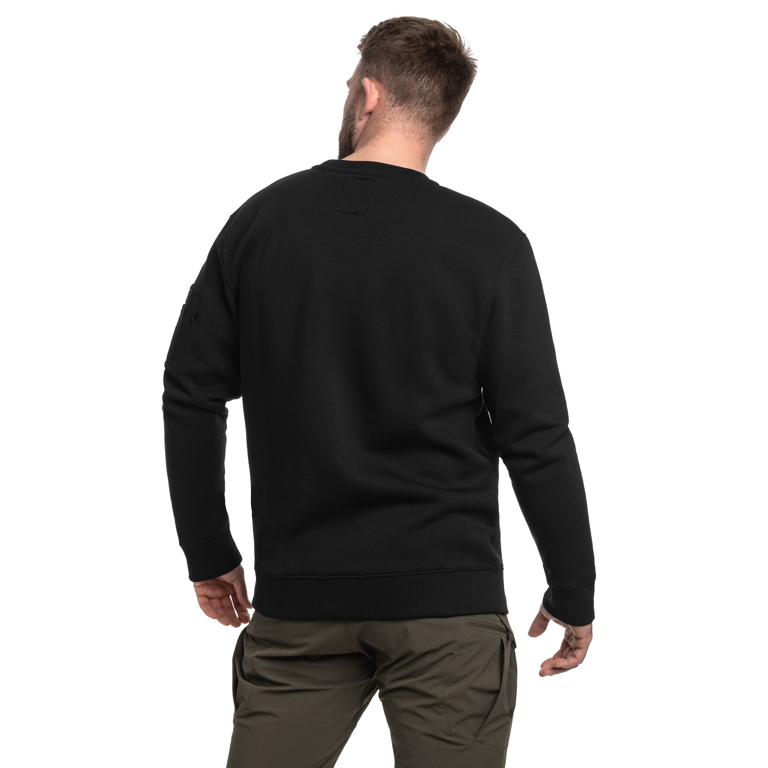 Alpha Industries - Reflective Print Sweater - Sweatshirt - Black