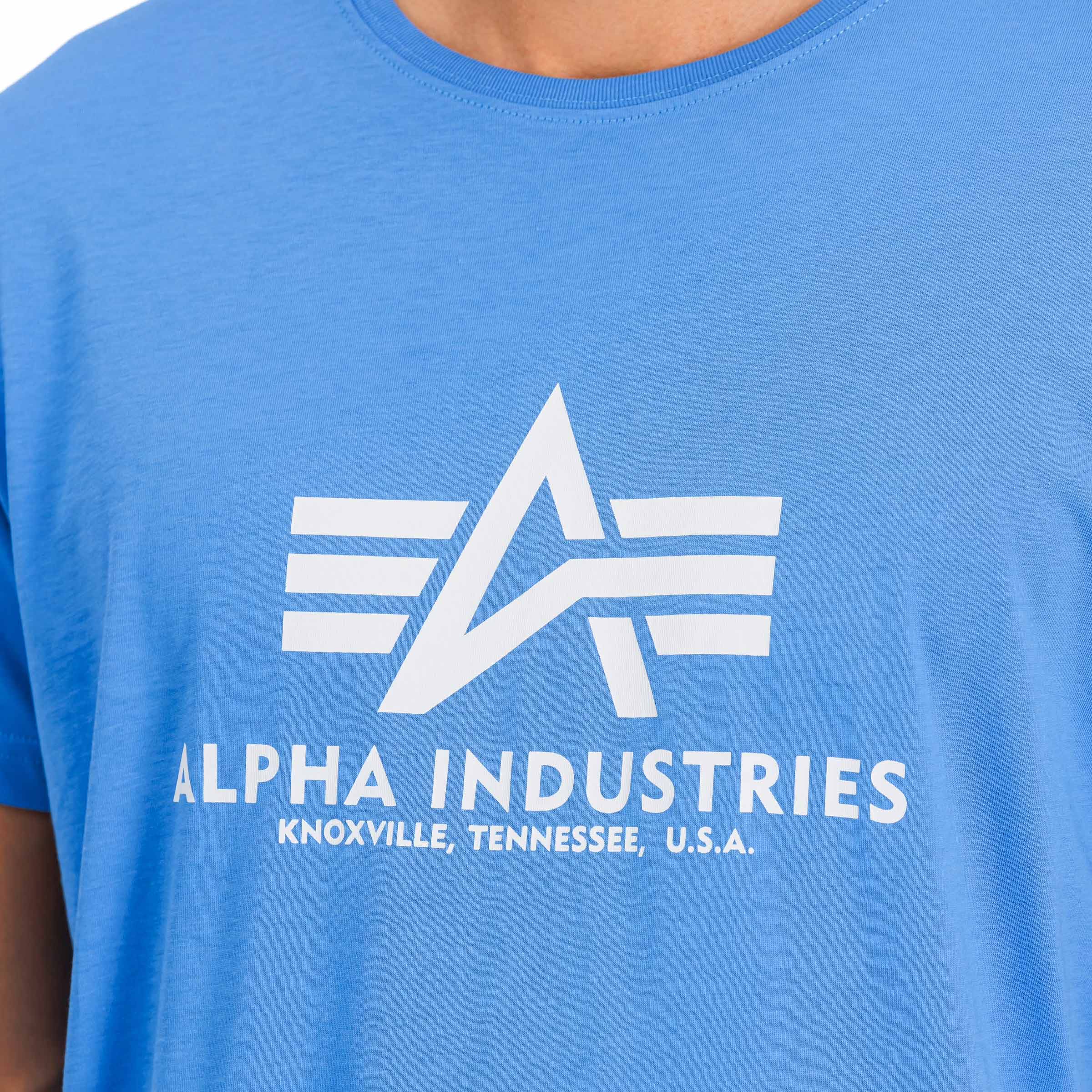 Alpha Industries - Basic T-Shirt - Mediteranian Blue