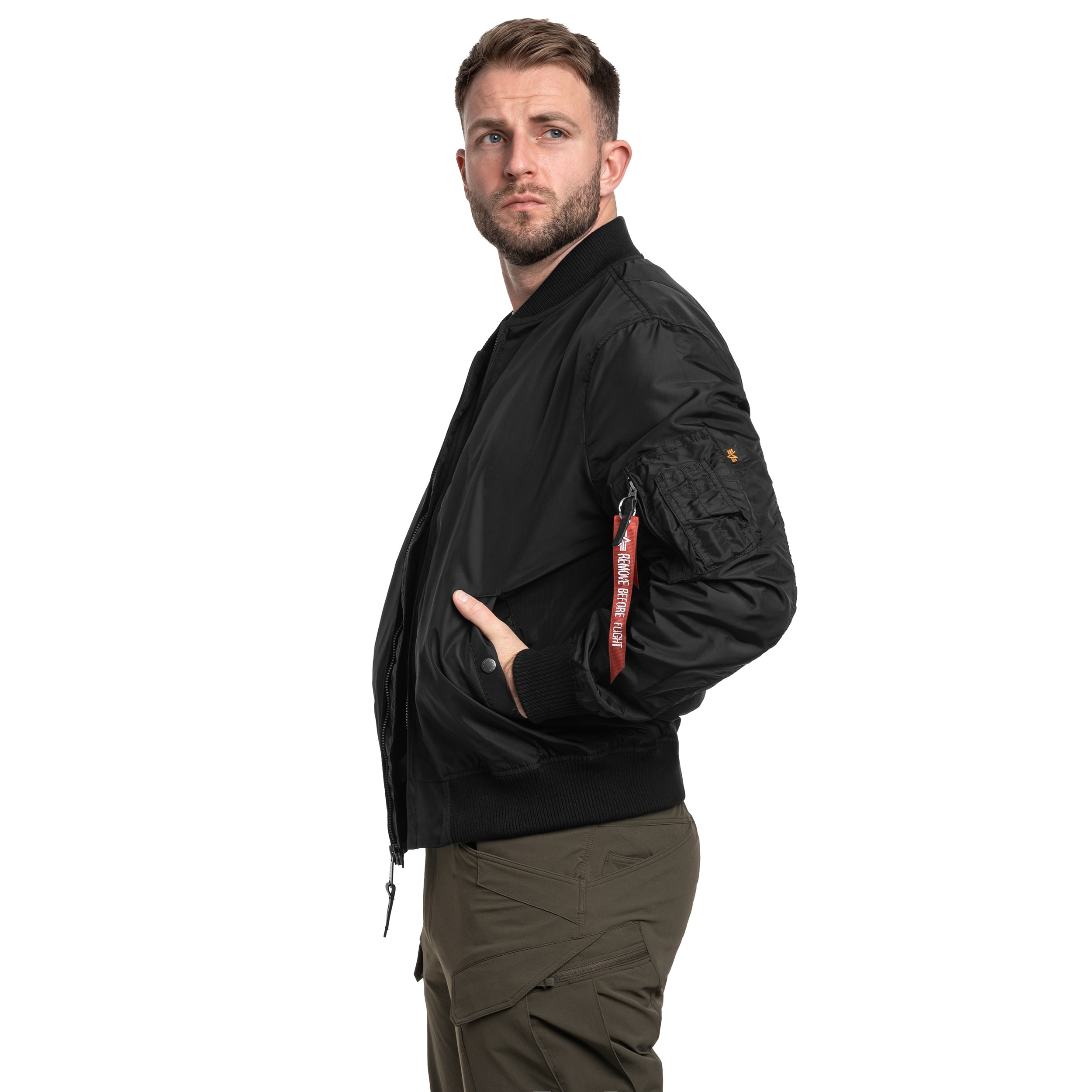 Alpha Industries - MA-1 TT Two Tone Jacke - Black