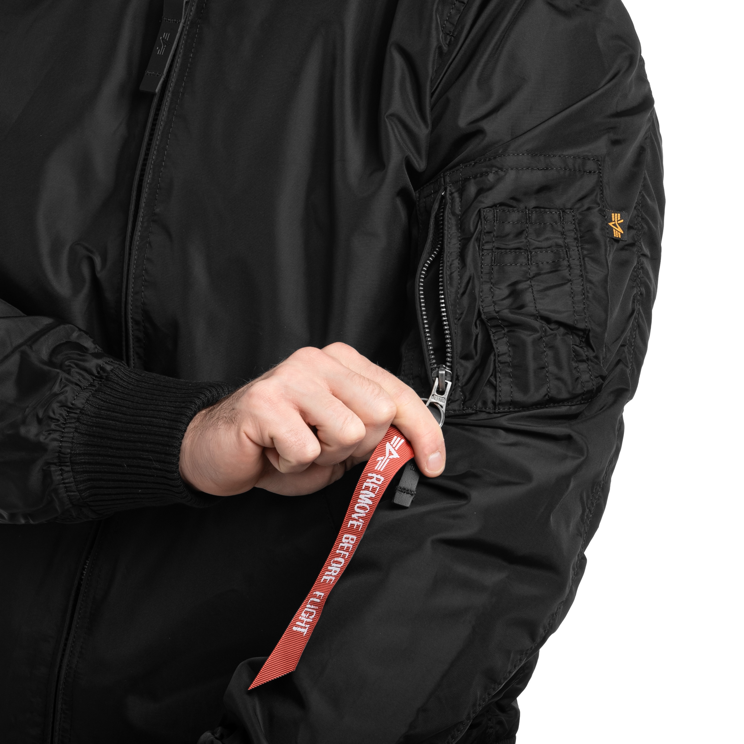 Alpha Industries - MA-1 TT Two Tone Jacke - Black