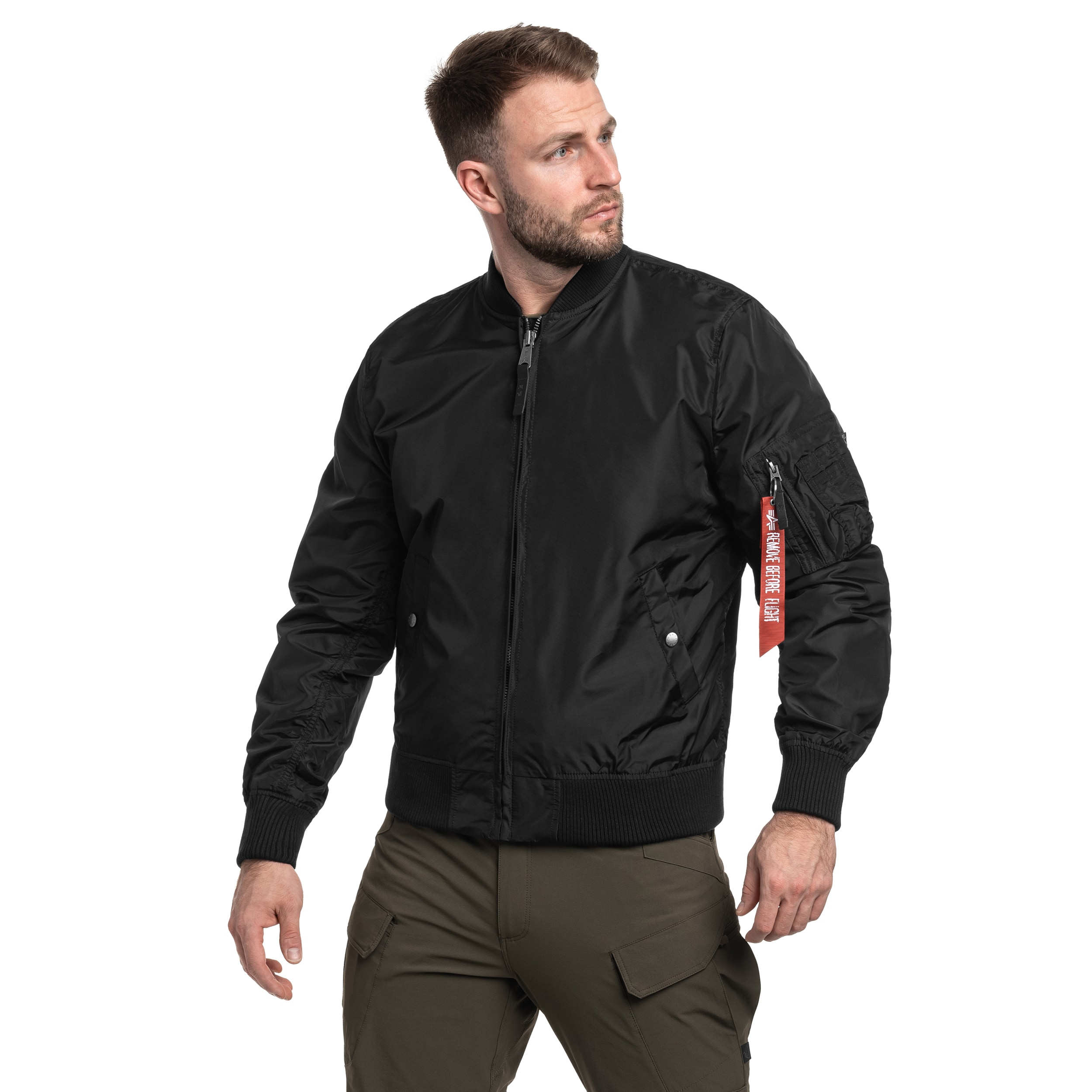 Alpha Industries - MA-1 TT Two Tone Jacke - Black